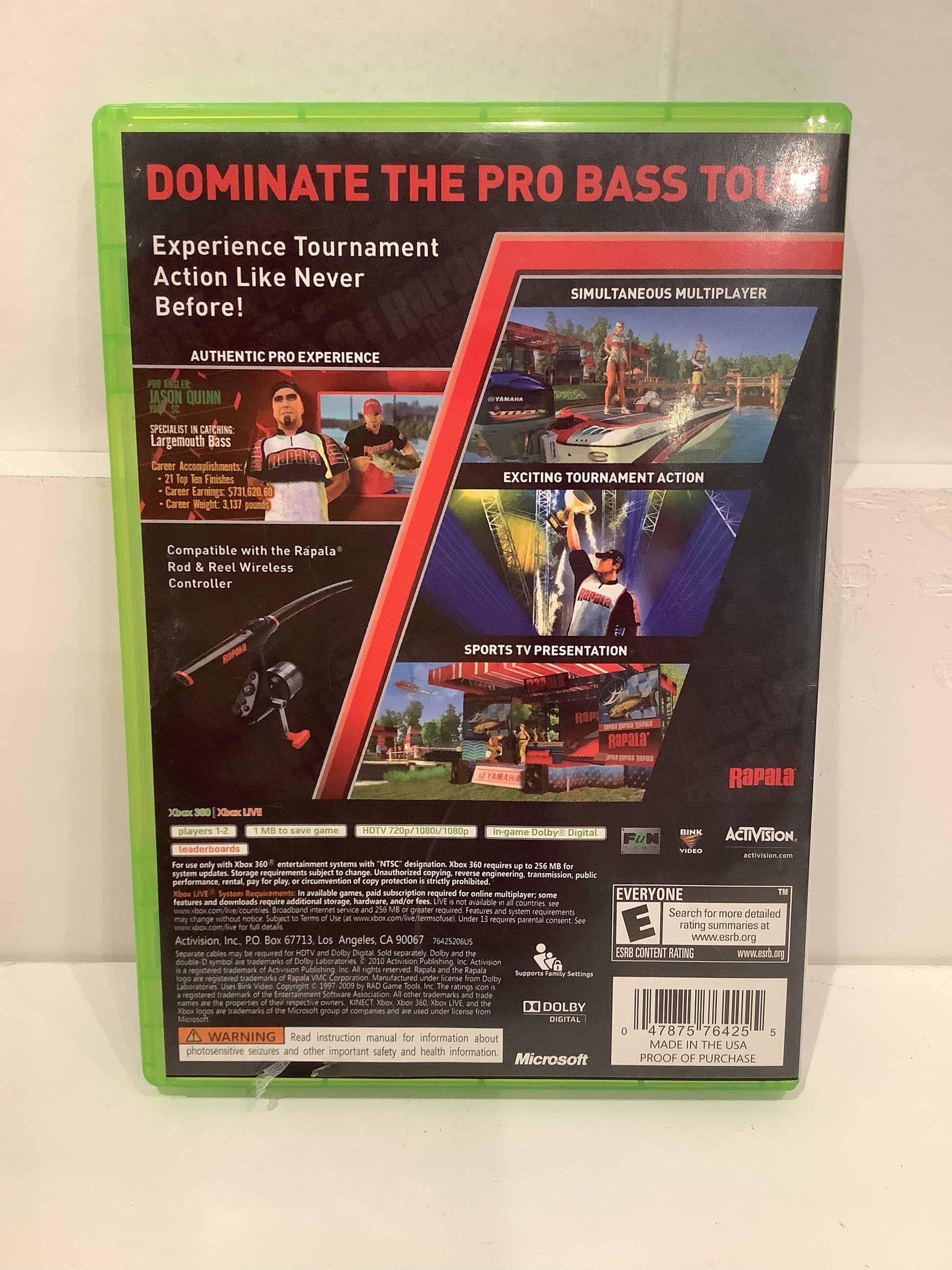 bass pro shop xbox 360 lures Rapala Pro Bass Fishing 2010