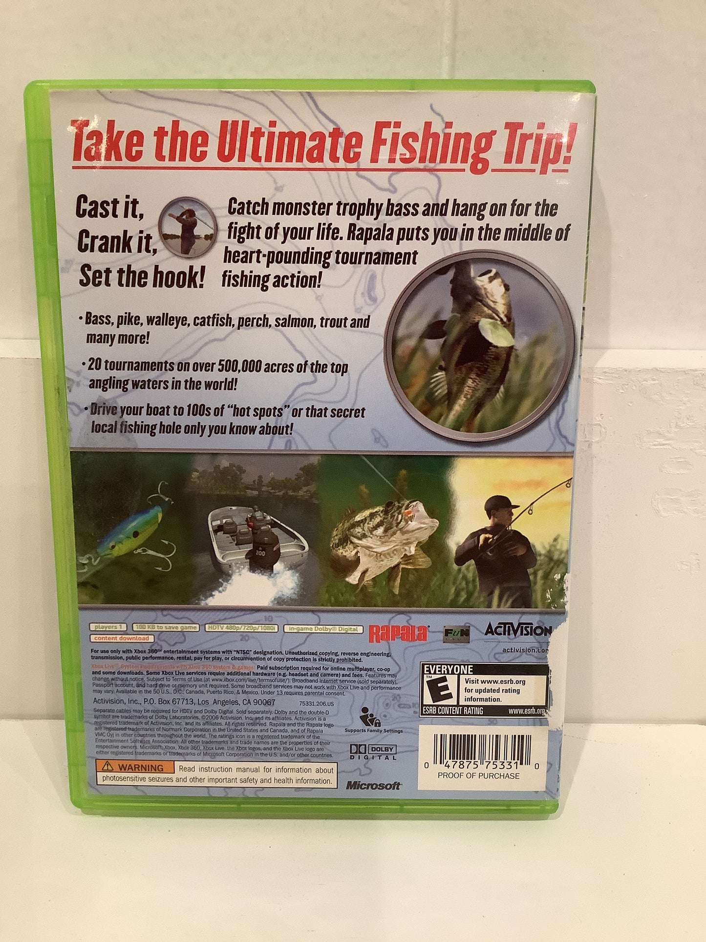 Rapala Tournament Fishing - Xbox 360