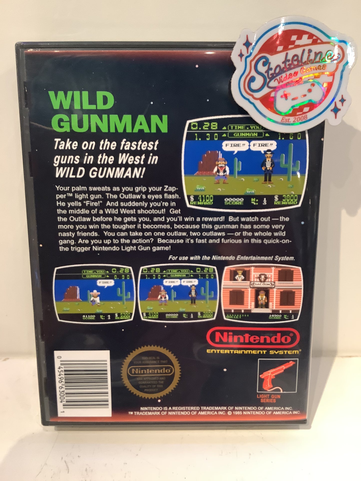 Wild Gunman [5 Screw] - NES