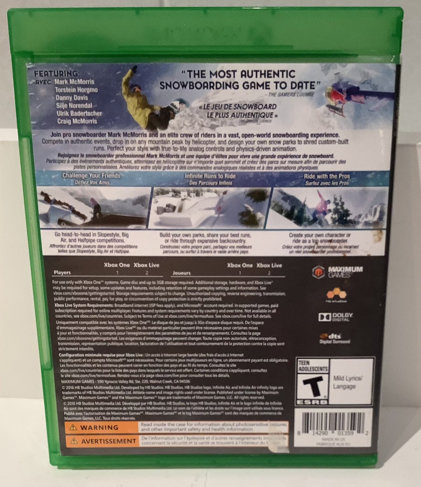 Mark McMorris Infinite Air - Xbox One