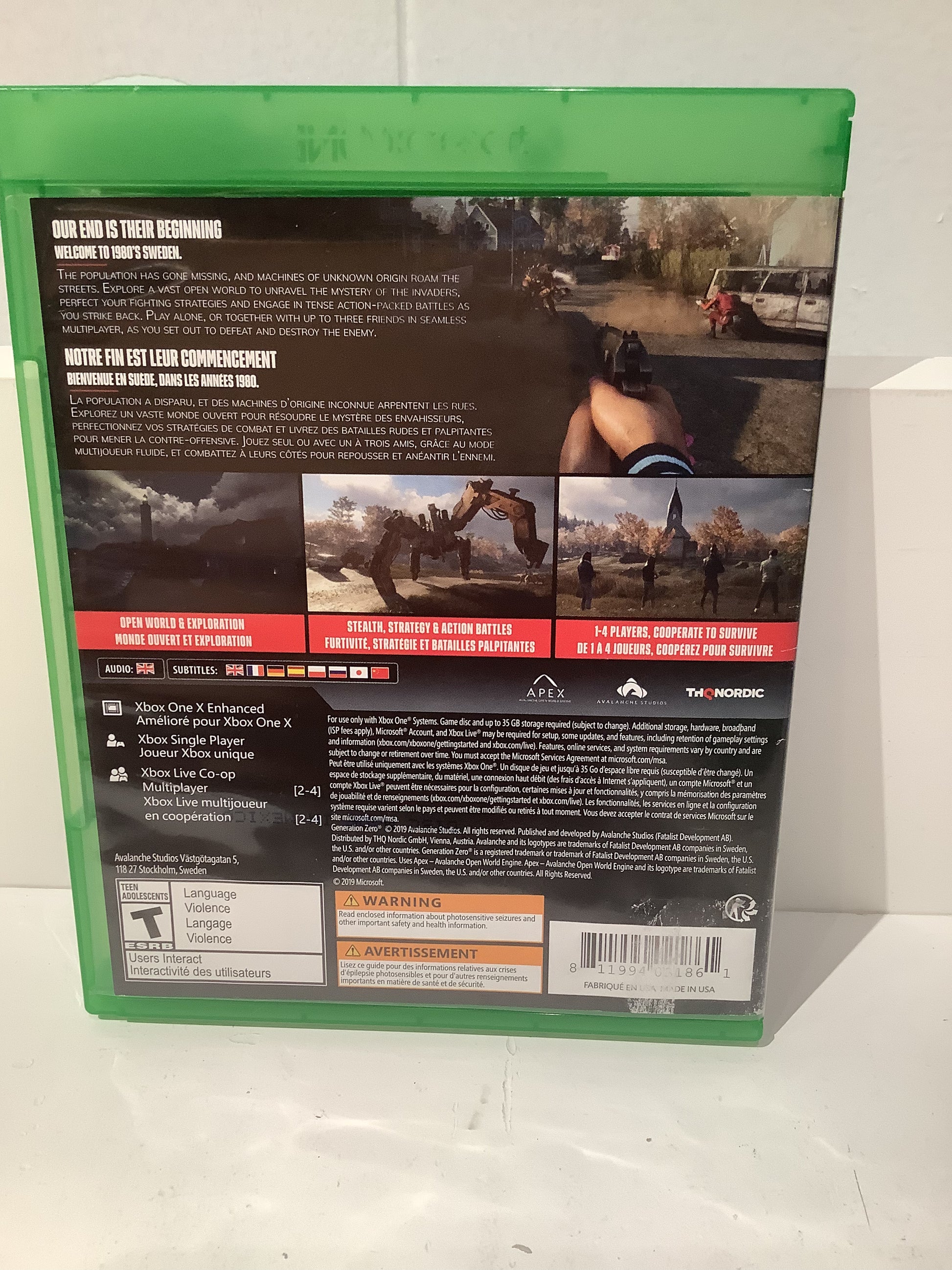 Generation Zero - Xbox One – Stateline Video Games Inc.