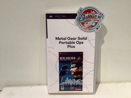 Metal Gear Solid Portable Ops Plus - PSP