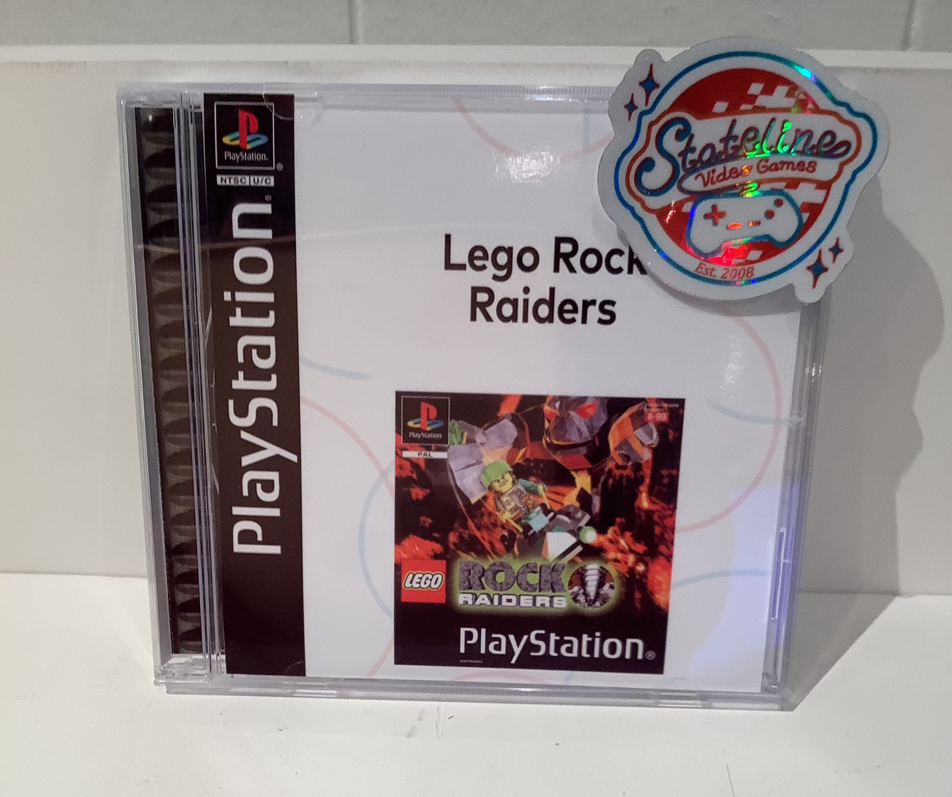 LEGO Rock Raiders Playstation Stateline Artwork