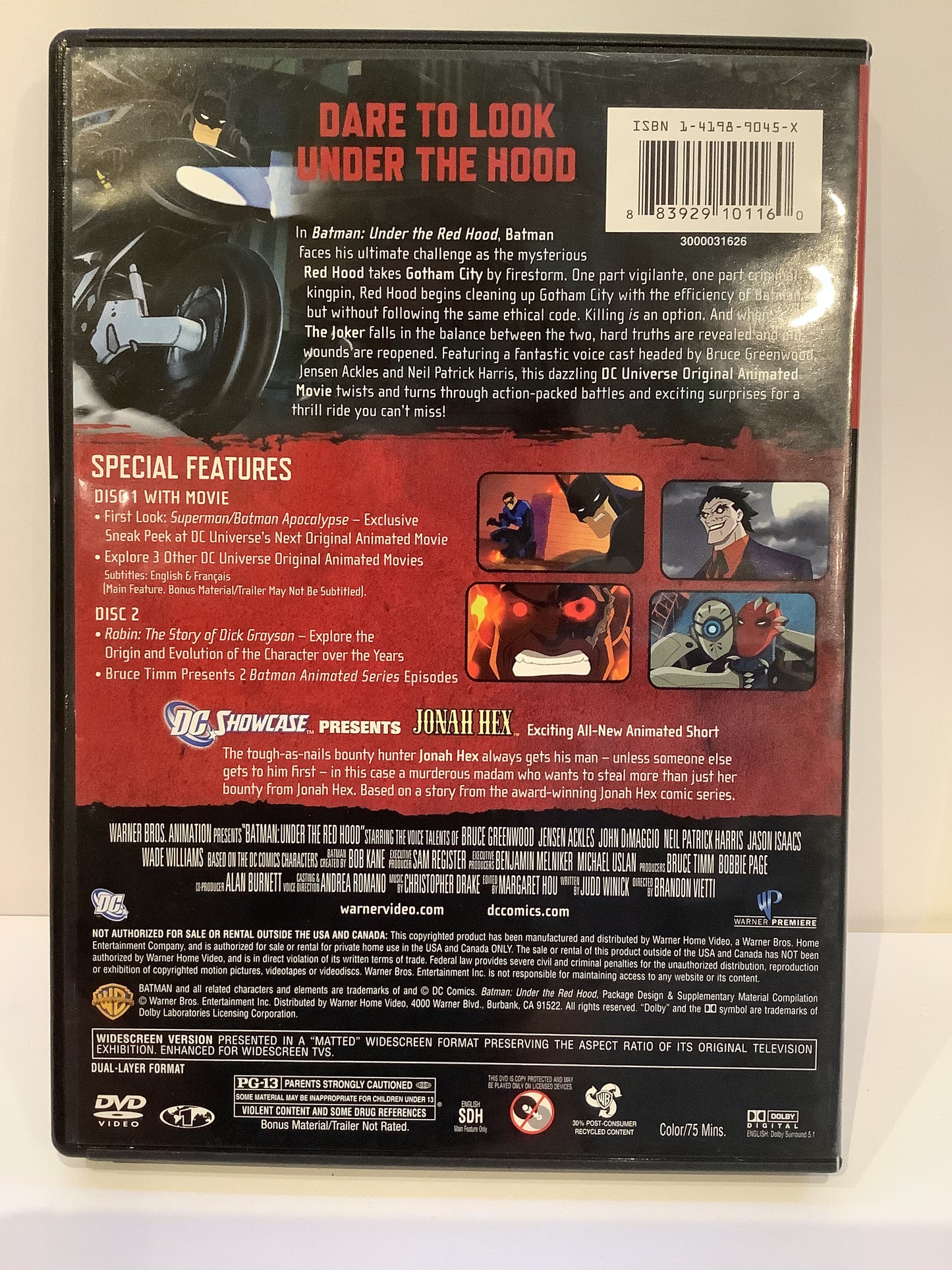 Batman: Under The Red Hood - DVD