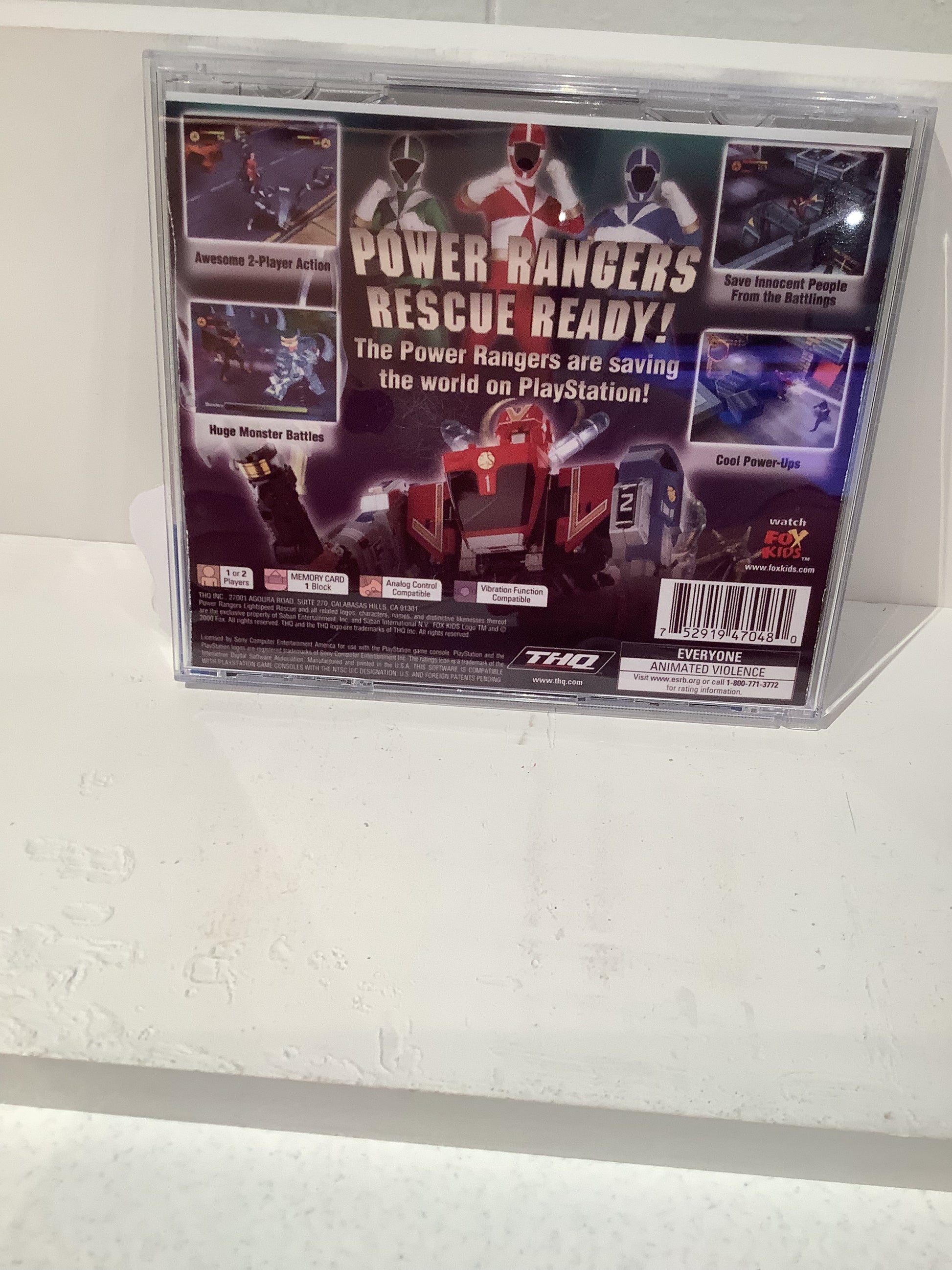 Power Rangers Lightspeed Rescue - Playstation – Stateline Video Games Inc.