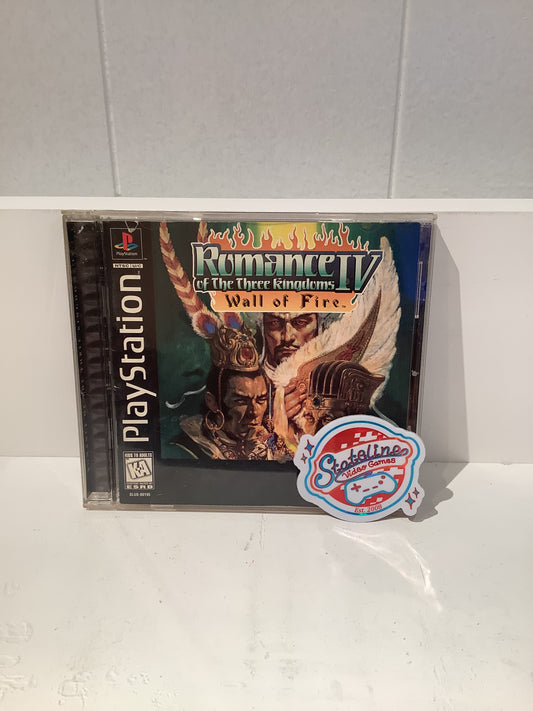 Romance of the Three Kingdoms IV Wall of Fire - Playstation