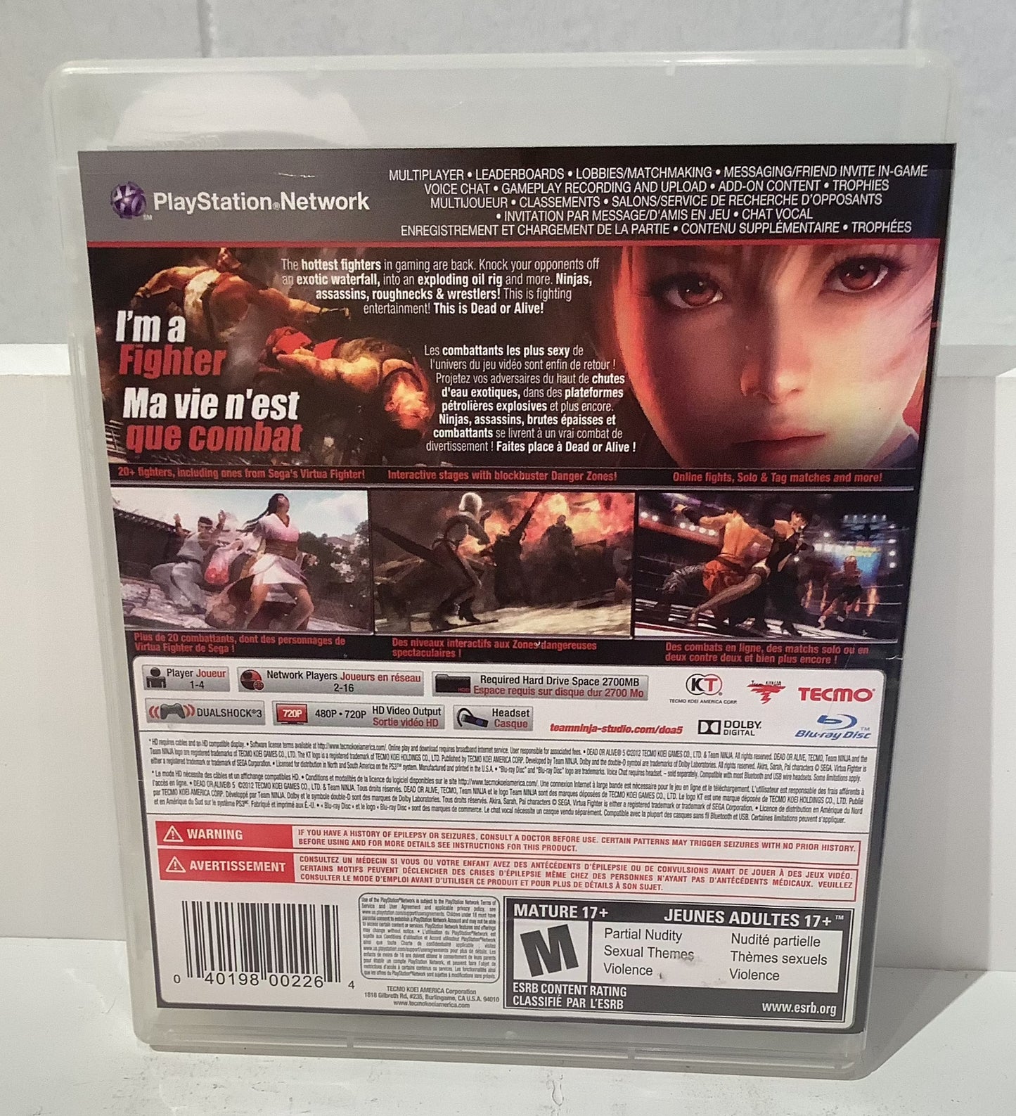 Dead or Alive 5 - Playstation 3