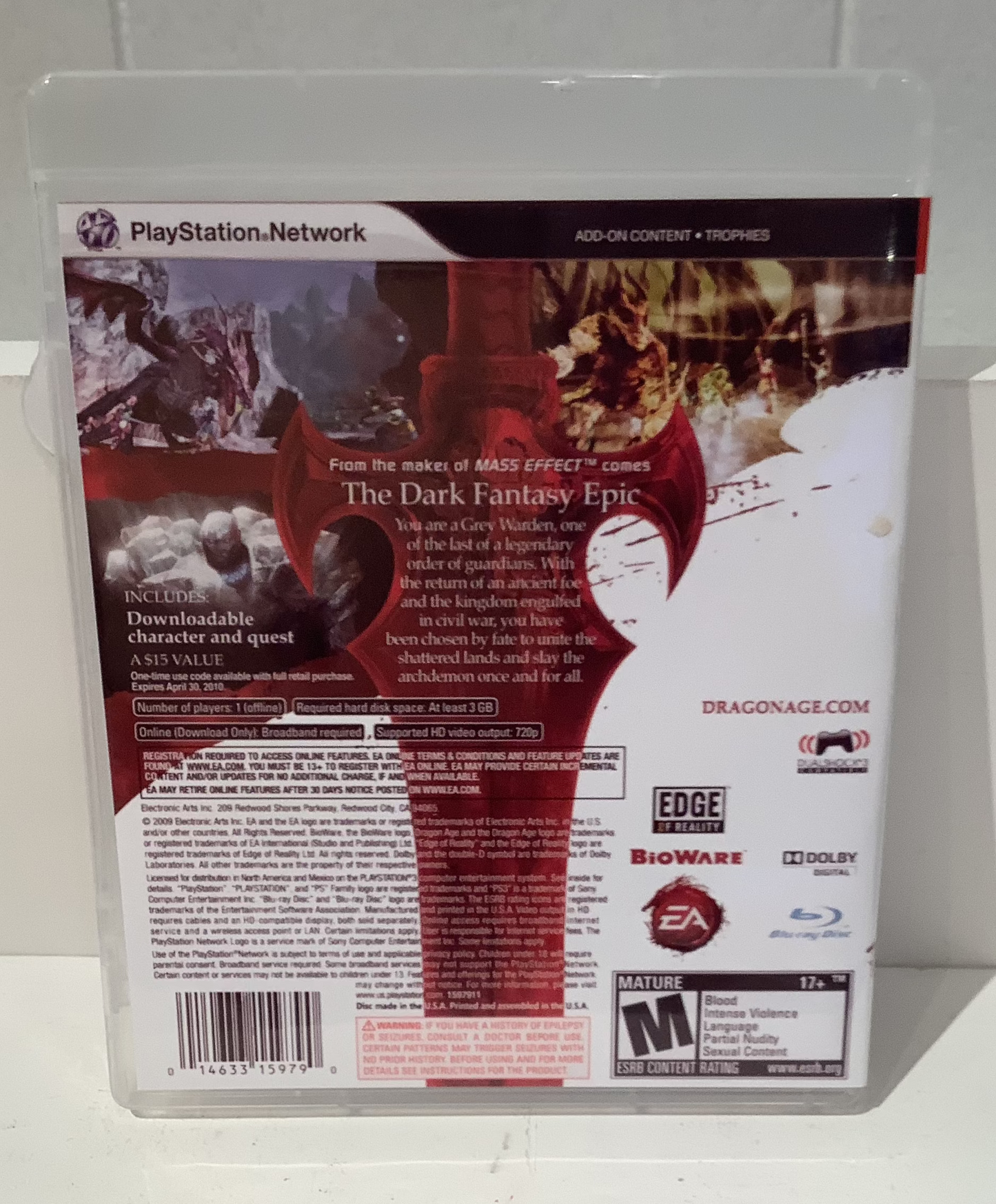 Dragon Age: Origins - Playstation 3