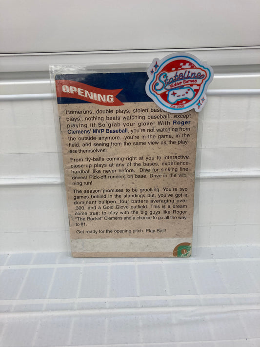 Roger Clemens' MVP Baseball - Super Nintendo