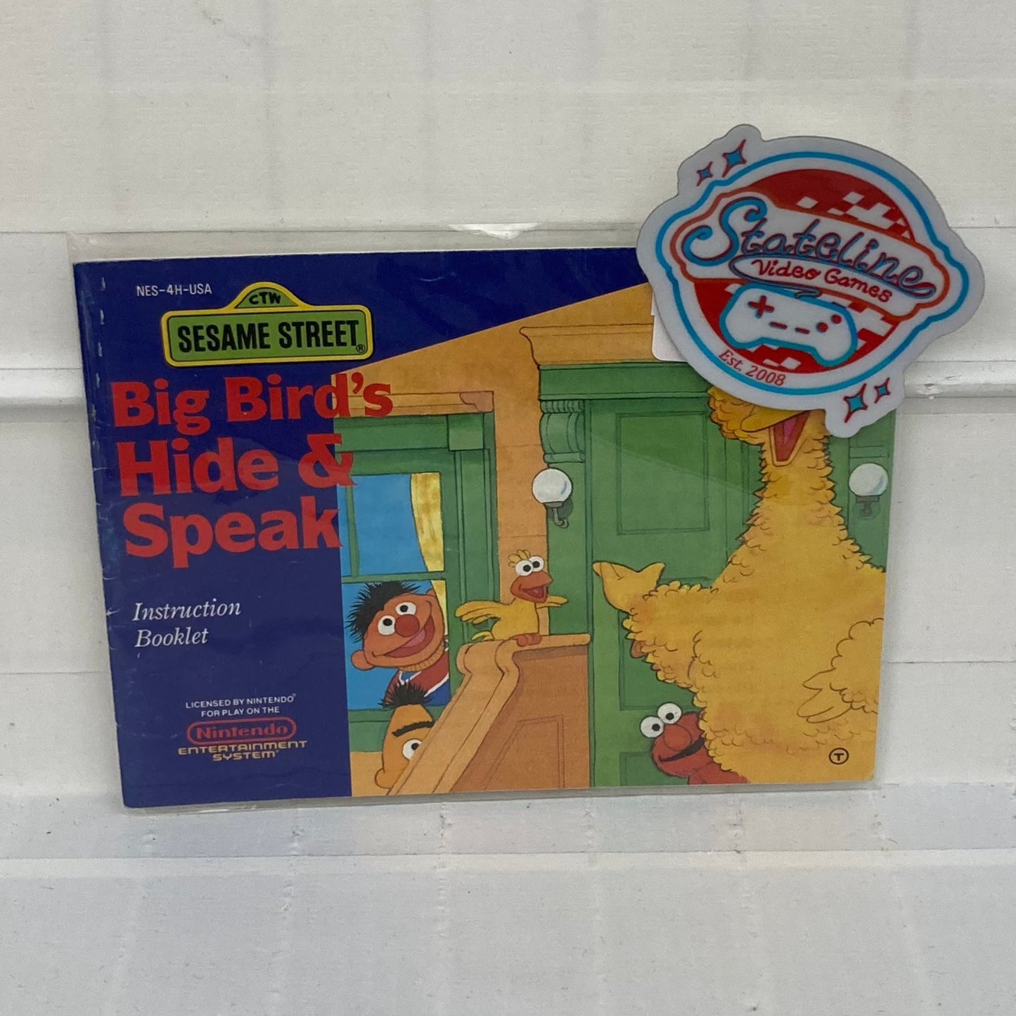 Sesame Street Big Bird's Hide and Speak - NES