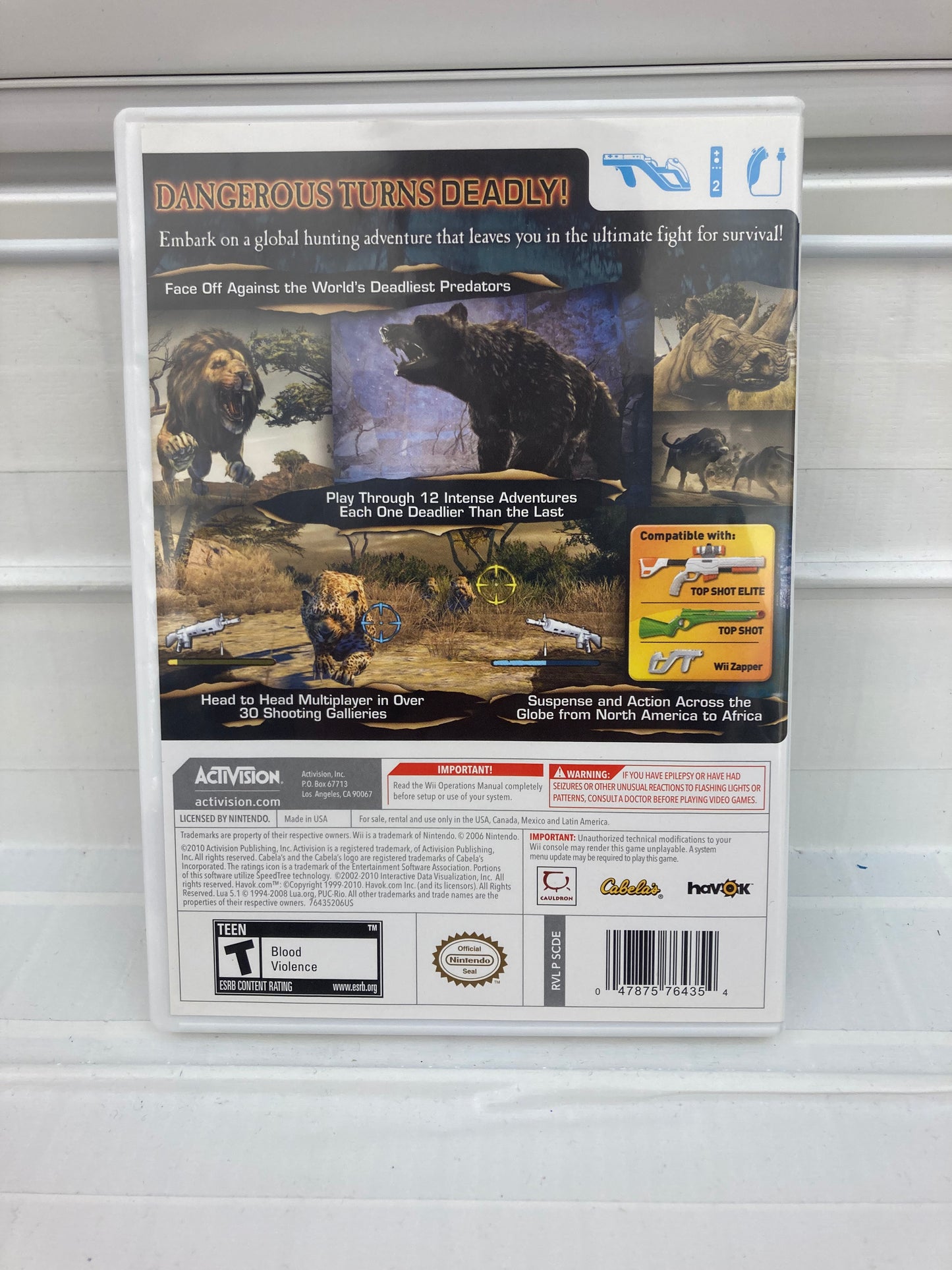 Cabela's Dangerous Hunts 2011 [Special Edition] - Wii