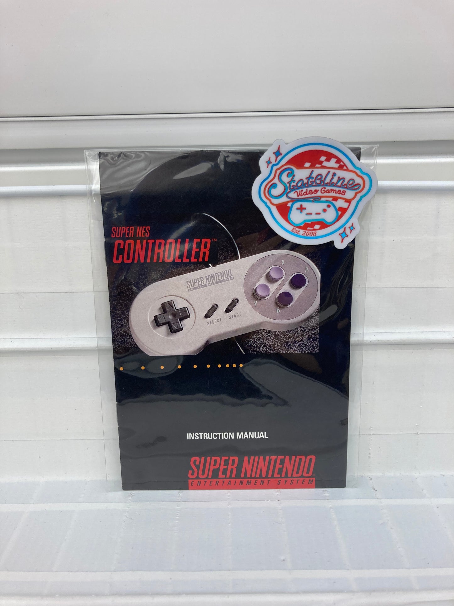 Super Nintendo Controller Manual - Super Nintendo