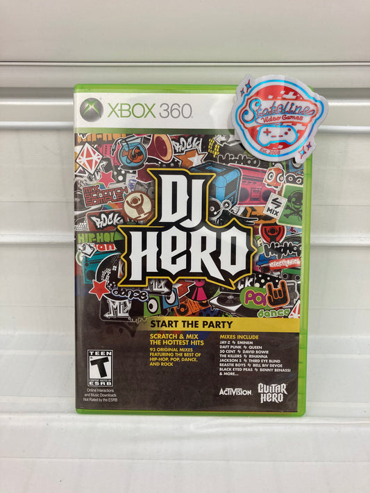 DJ Hero (game only) - Xbox 360