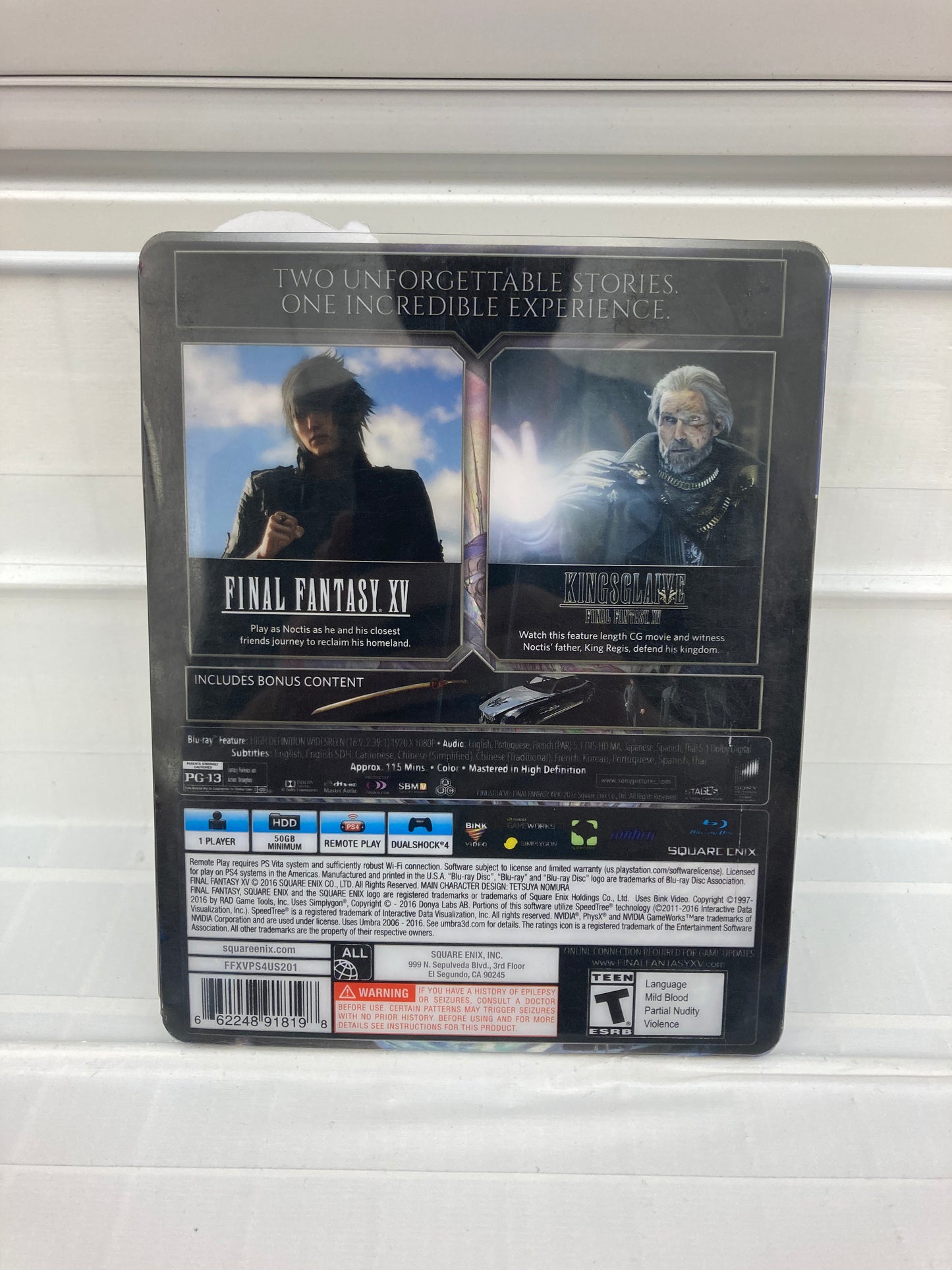 Final Fantasy XV [Deluxe Edition] - Playstation 4