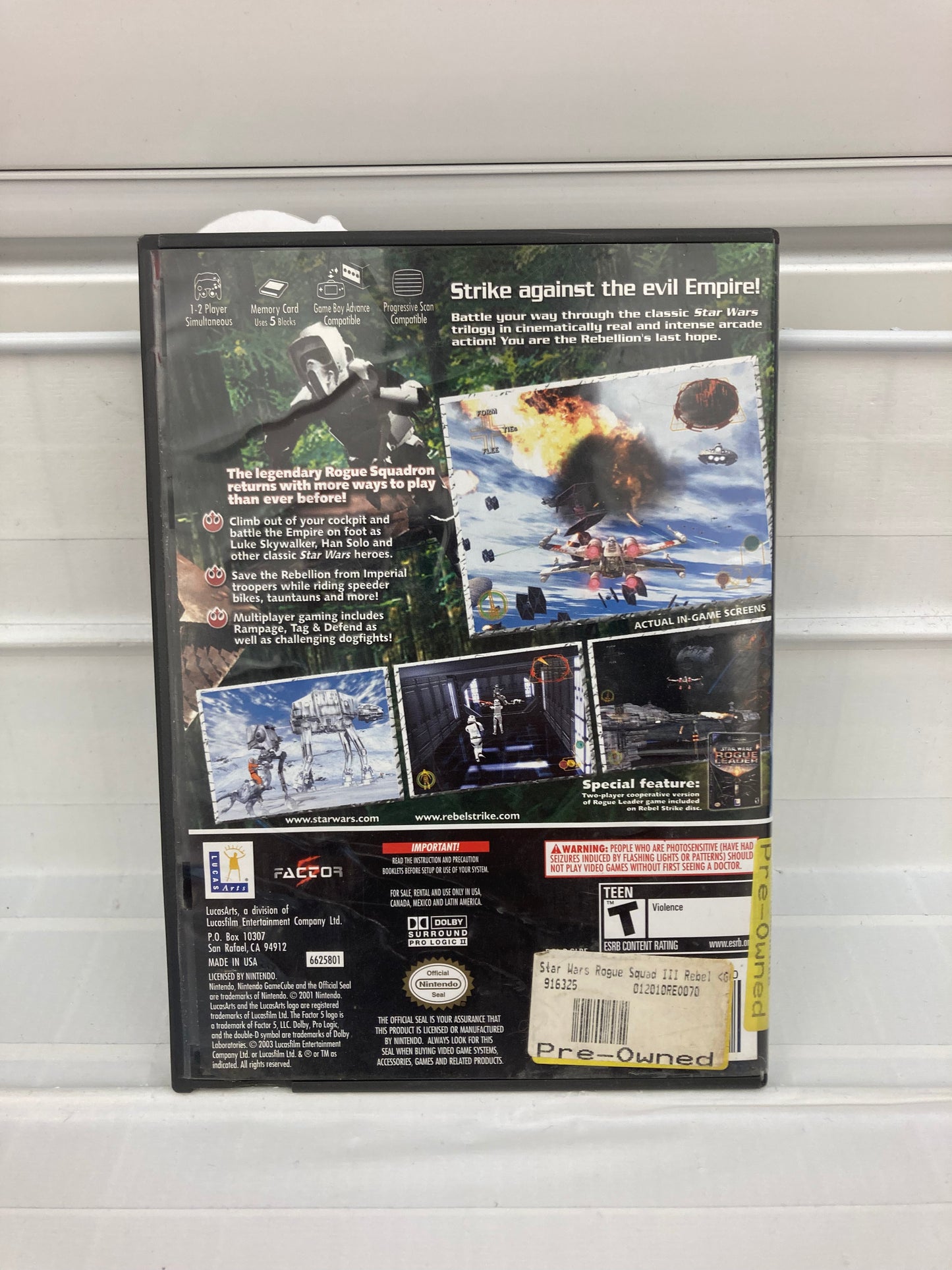 Star Wars Rebel Strike - Gamecube