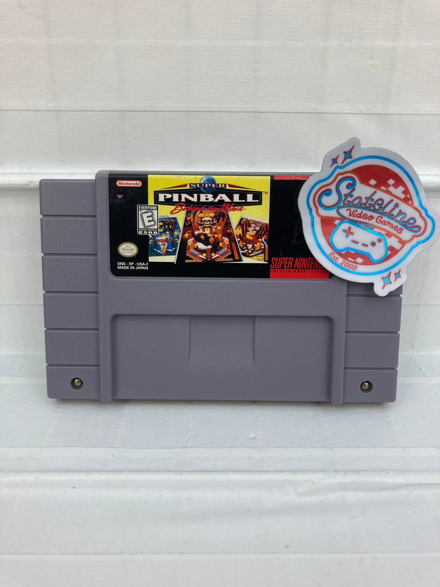 Super Pinball Behind the Mask - Super Nintendo