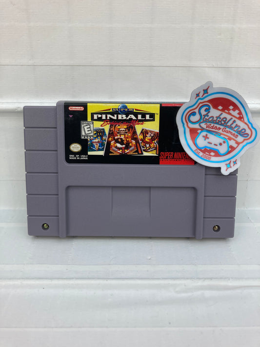 Super Pinball Behind the Mask - Super Nintendo