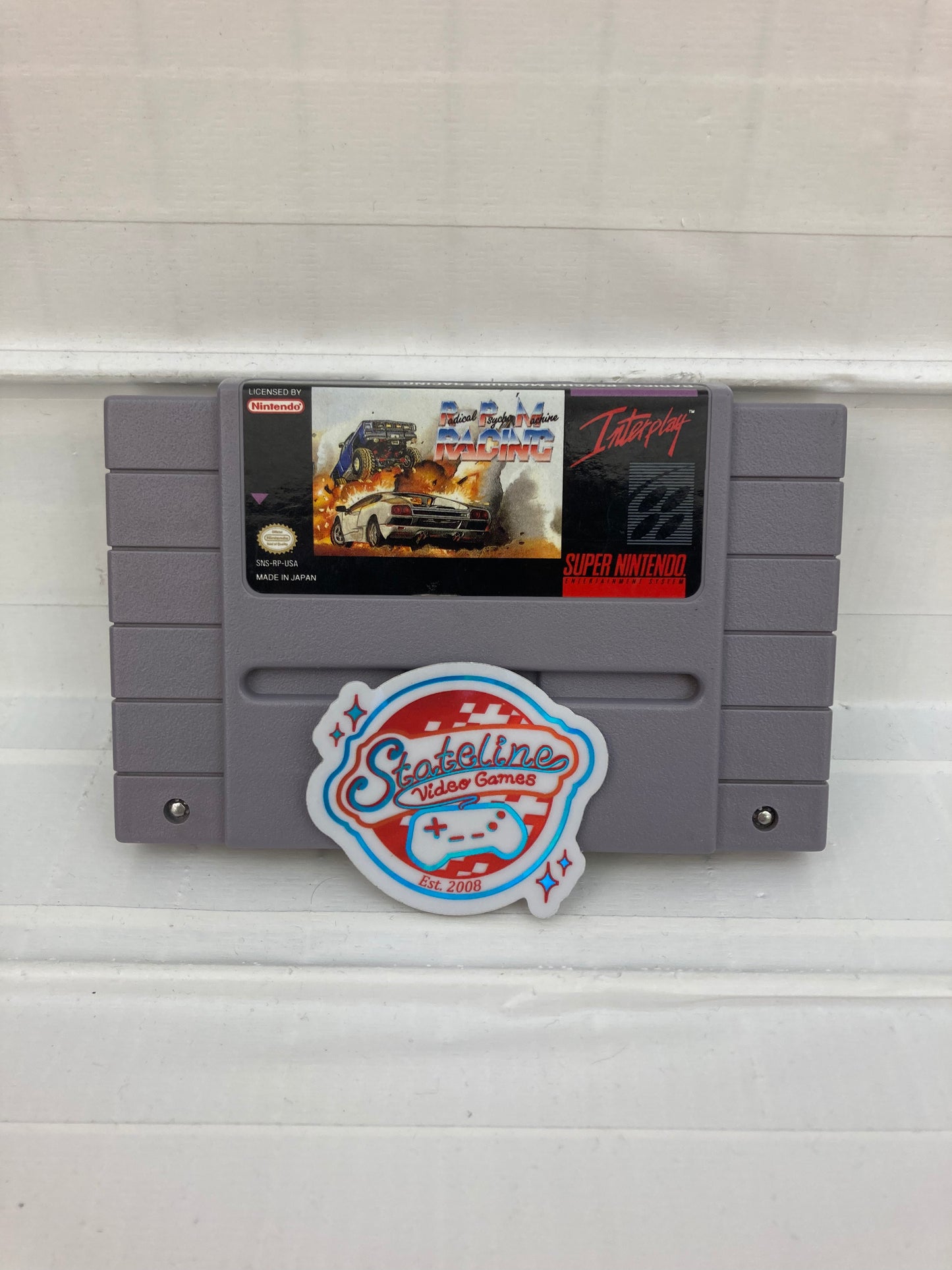 Radical Psycho Machine RPM Racing - Super Nintendo