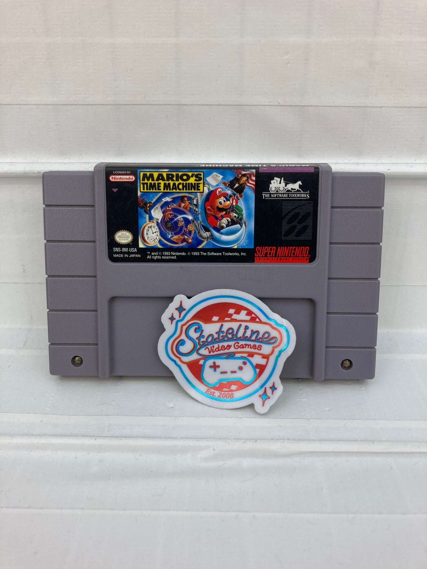 Mario's Time Machine - Super Nintendo