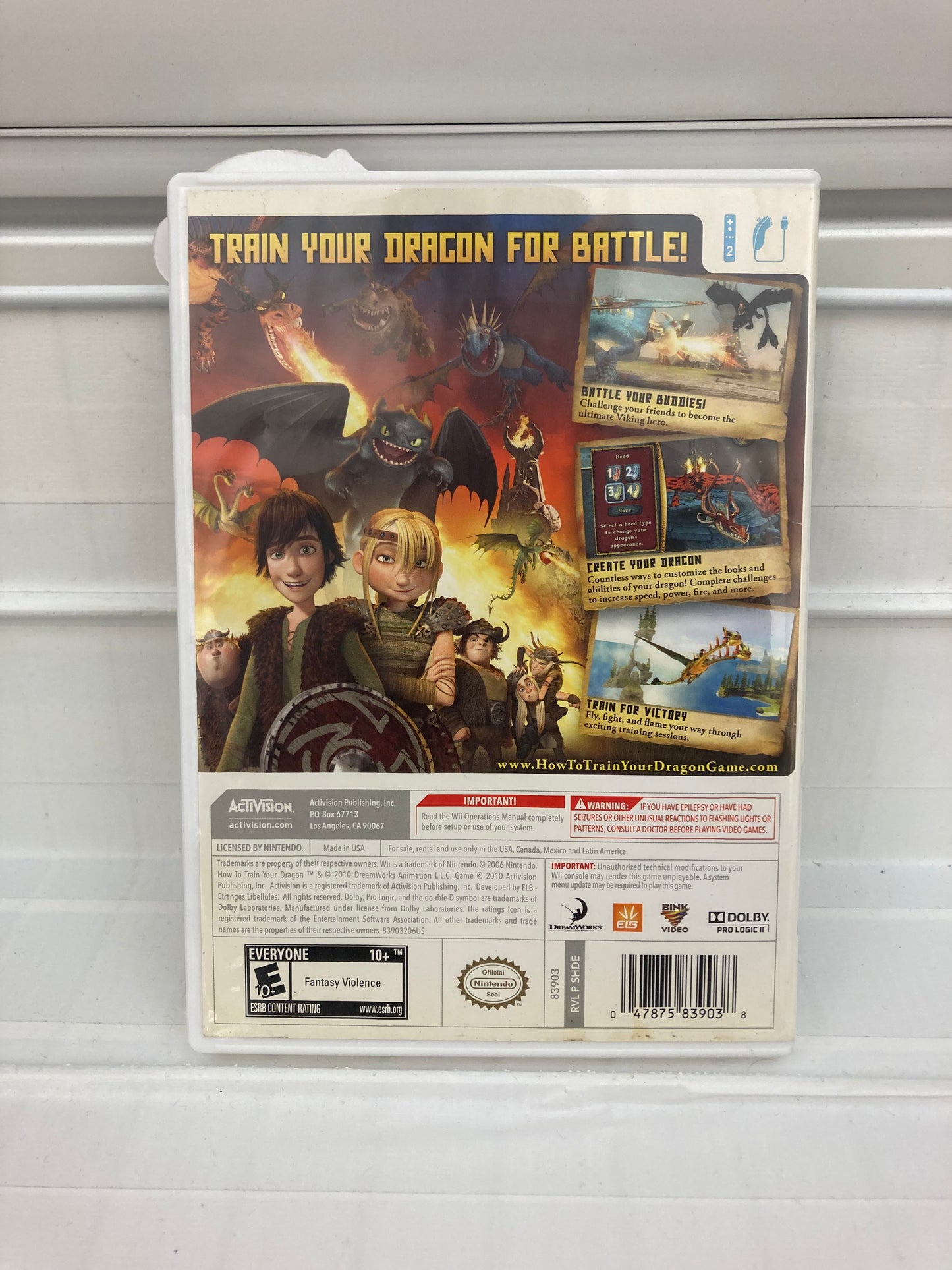 How to Train Your Dragon - Wii