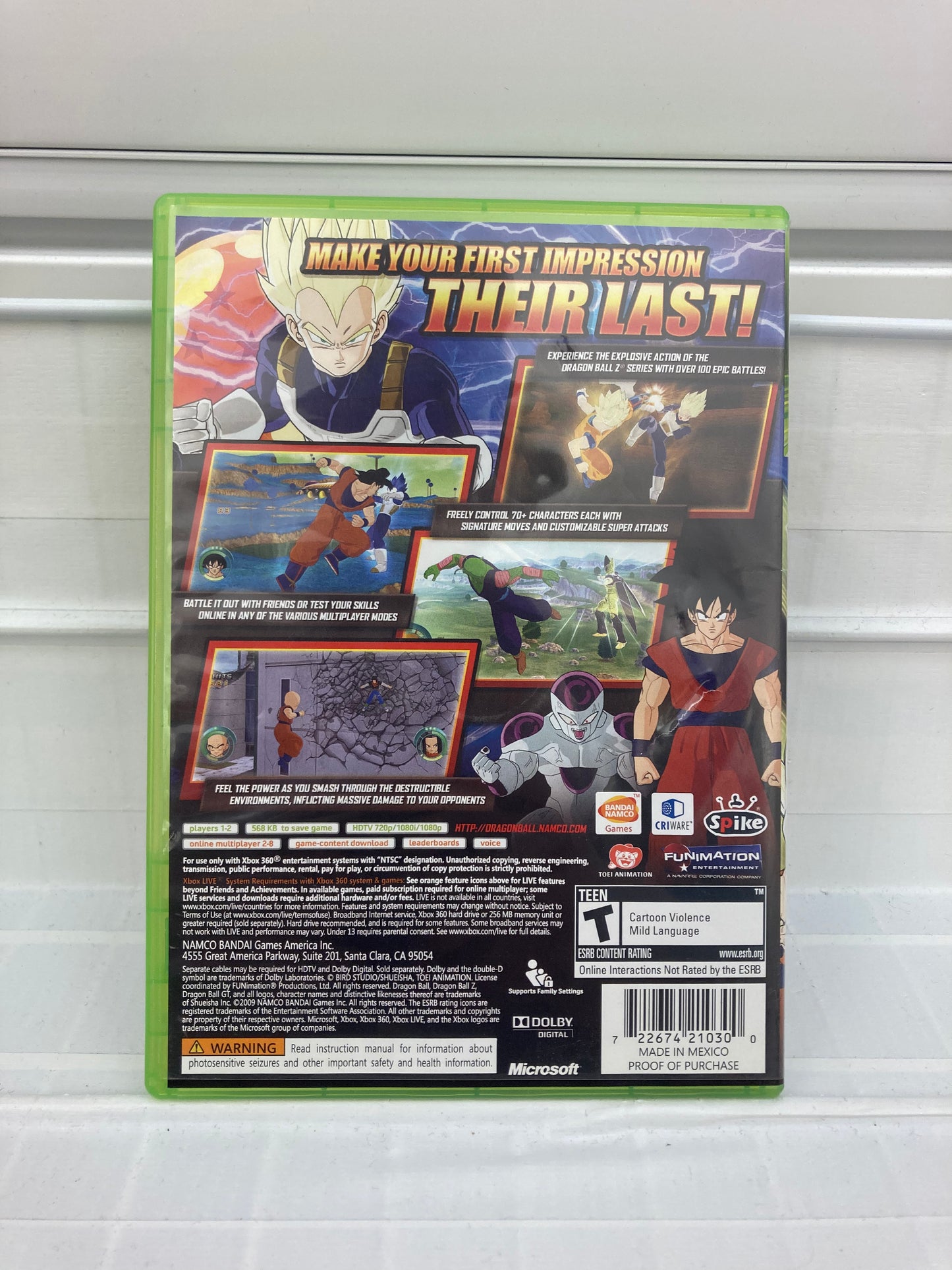 Dragon Ball: Raging Blast - Xbox 360