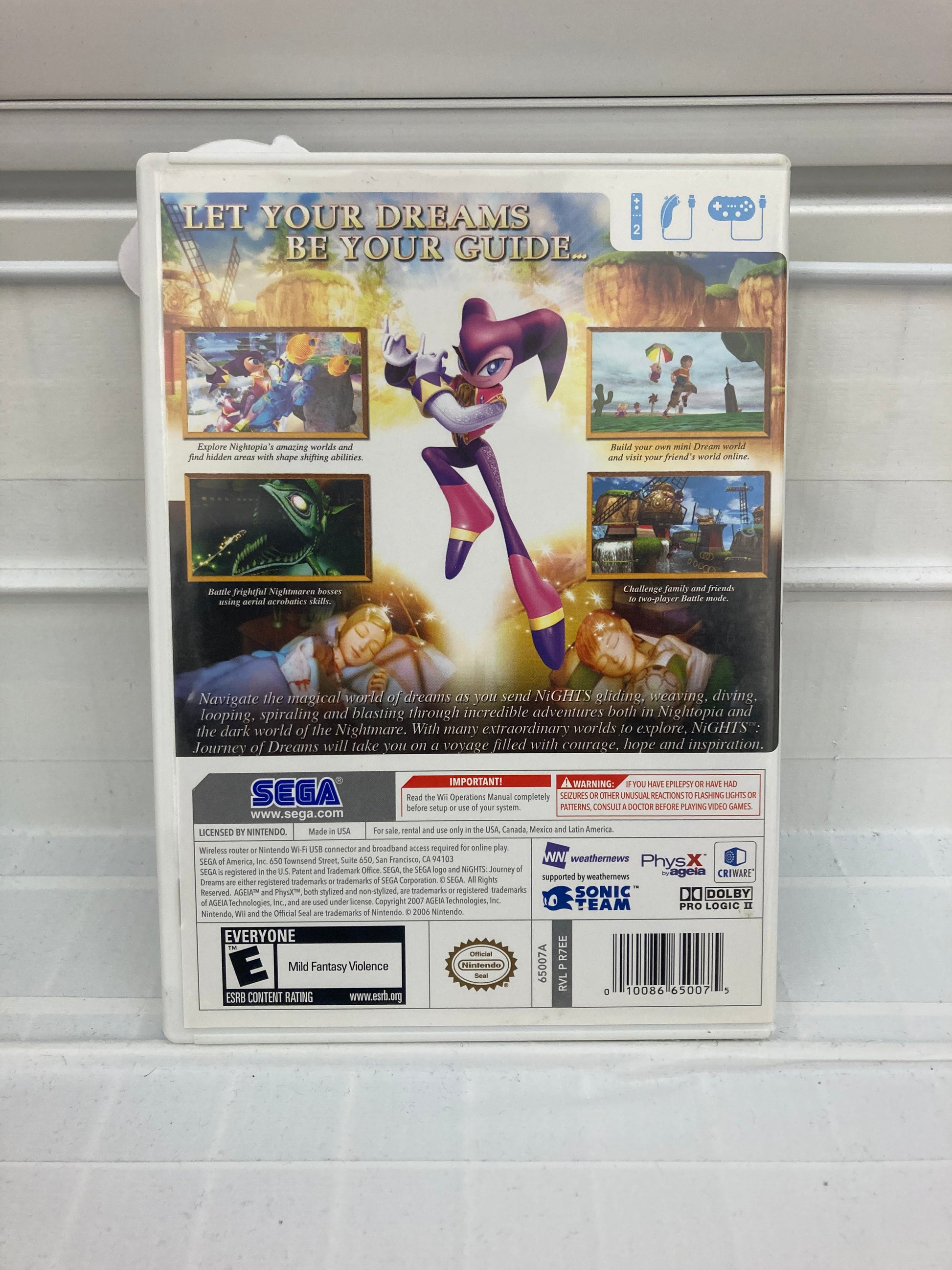 Nights Journey of Dreams Wii – Stateline Video Games