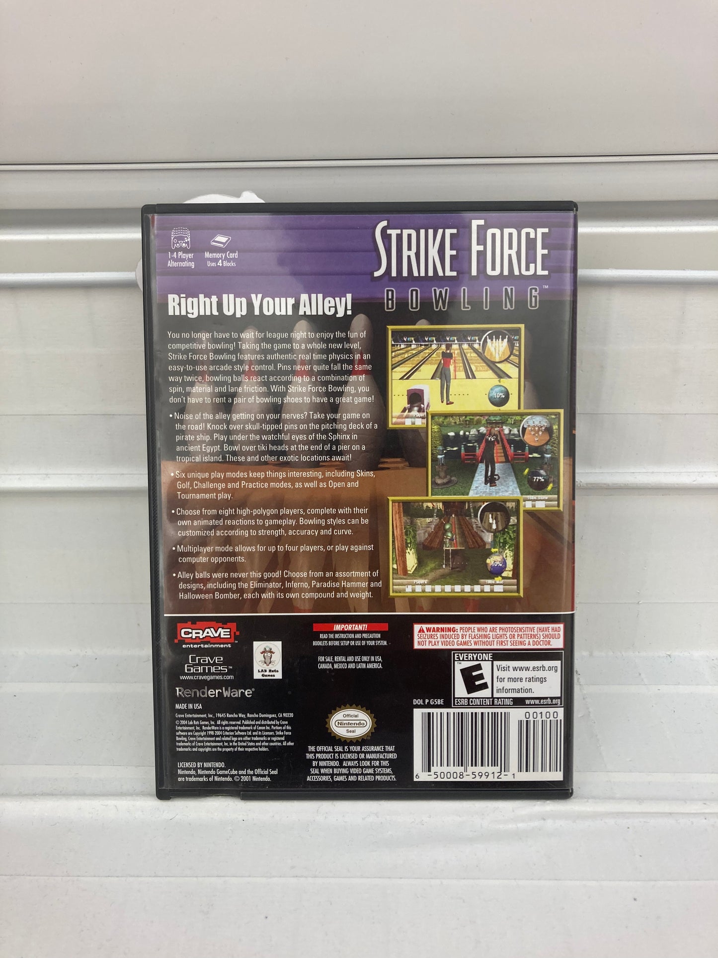 Strike Force Bowling - Gamecube