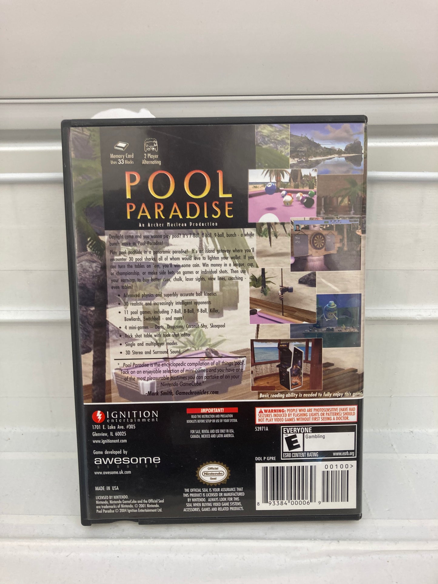 Pool Paradise - Gamecube