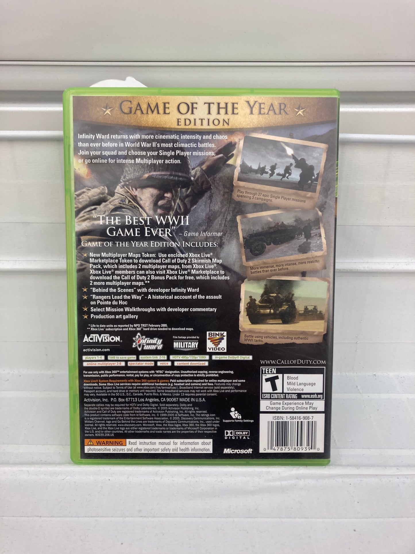 Call of Duty 4 Modern Warfare complet sur XBOX 360 - FR TTBE Call of Duty 4 Modern Warfare complet sur XBOX 360 - FR TTBE