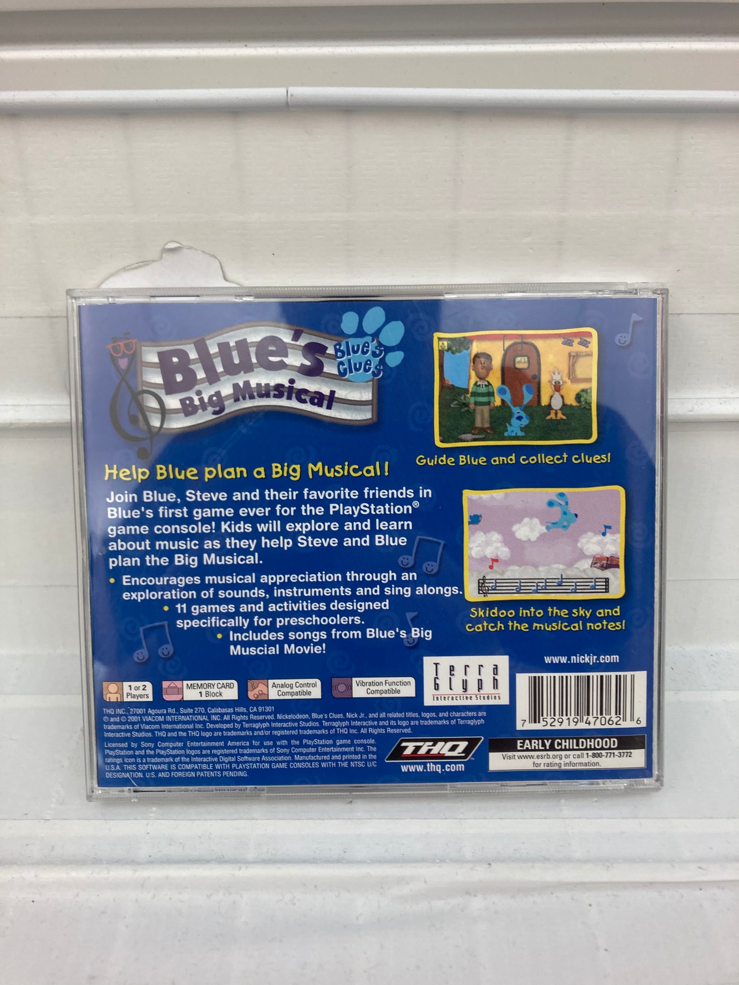 Blue's Clues Blue's Big Musical - Playstation