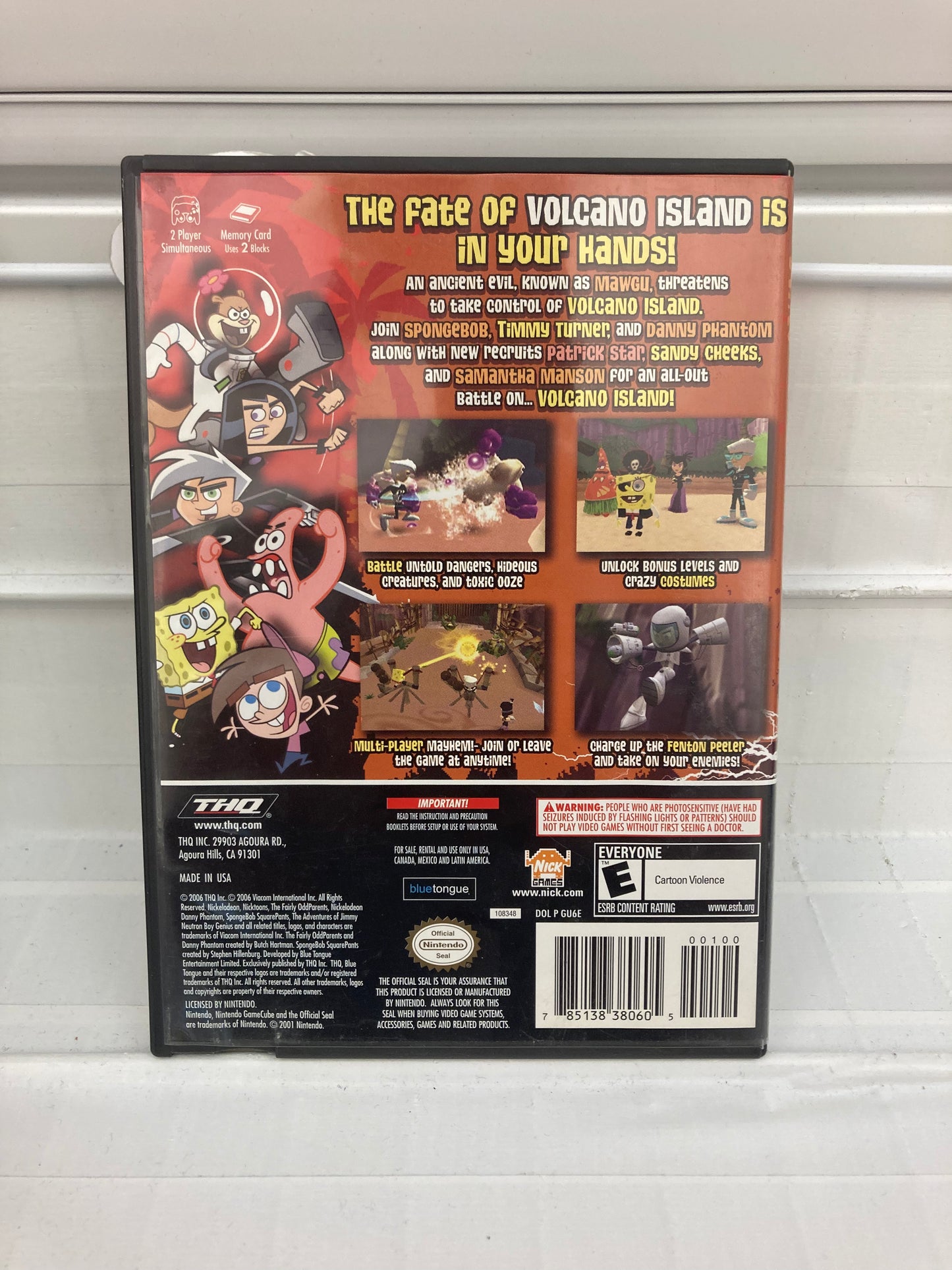 Nicktoons Battle for Volcano Island - Gamecube