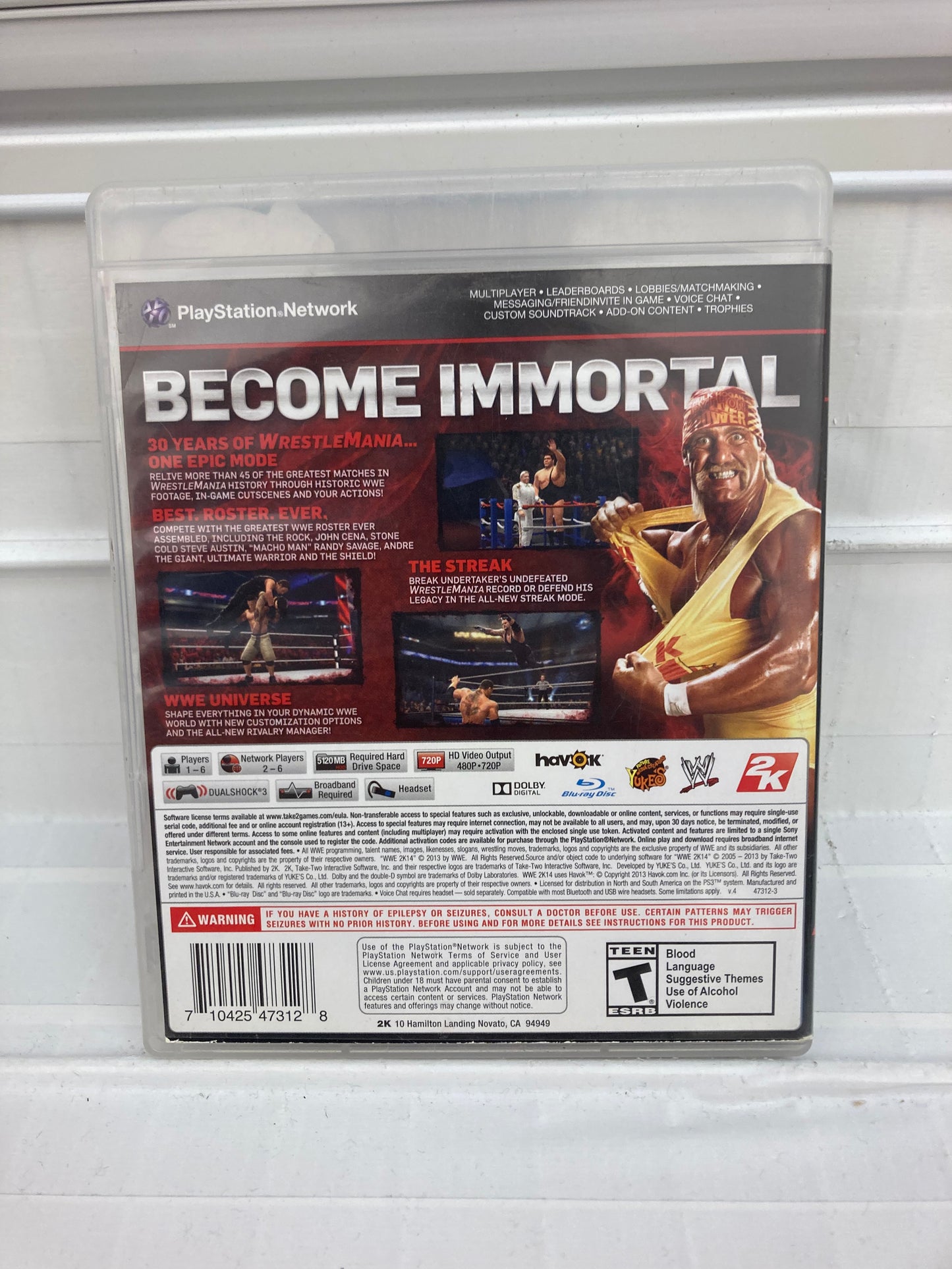 WWE 2K14 - Playstation 3