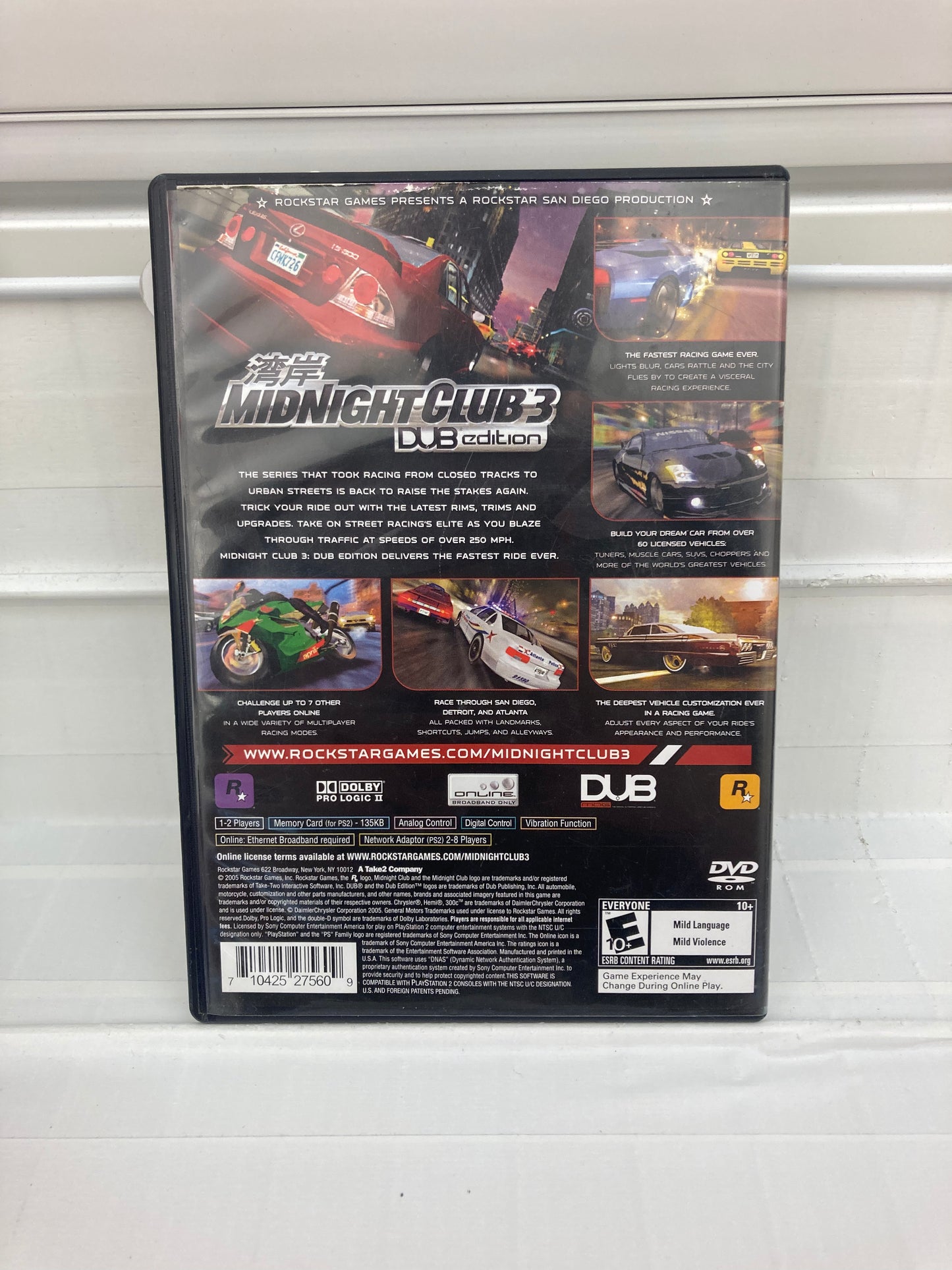 Midnight Club 3 Dub Edition - Playstation 2