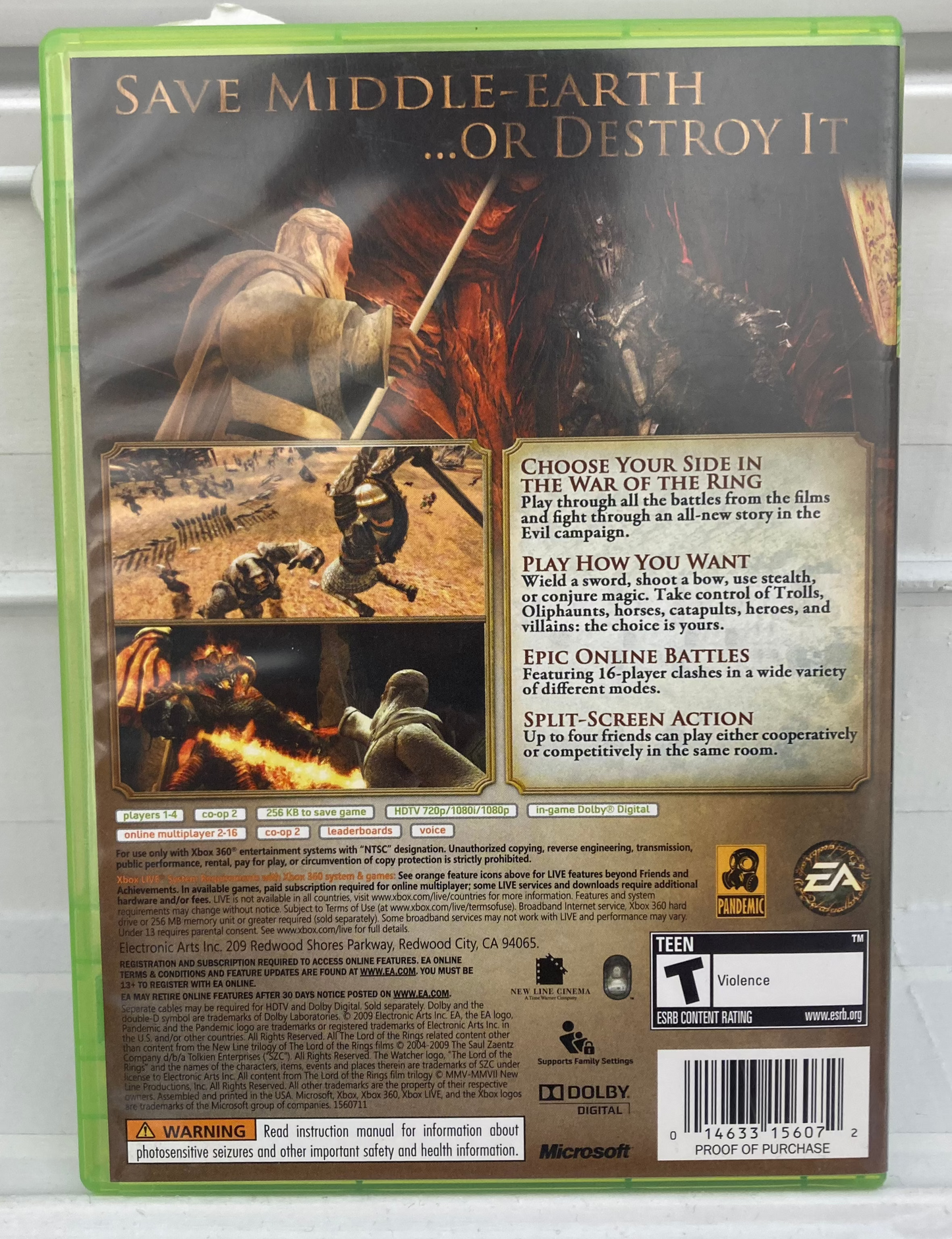 Lord of the Rings Conquest - Xbox 360