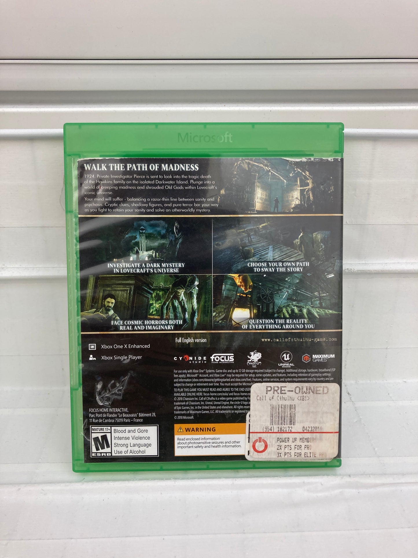 Call of Cthulhu - Xbox One