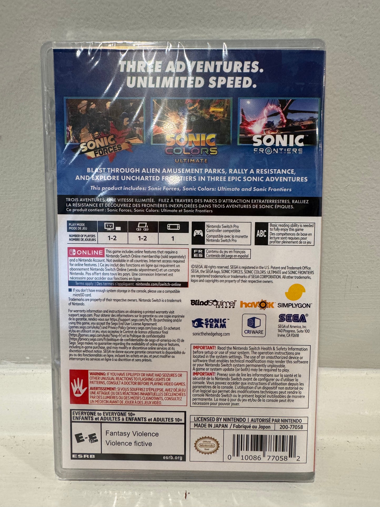 Modern Sonic Collection - Nintendo Switch