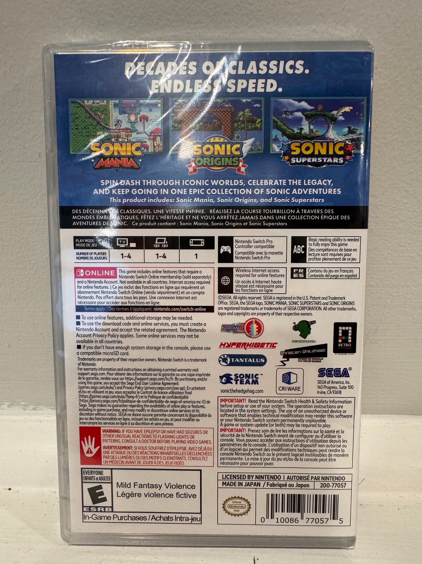 Classic Sonic Collection - Nintendo Switch