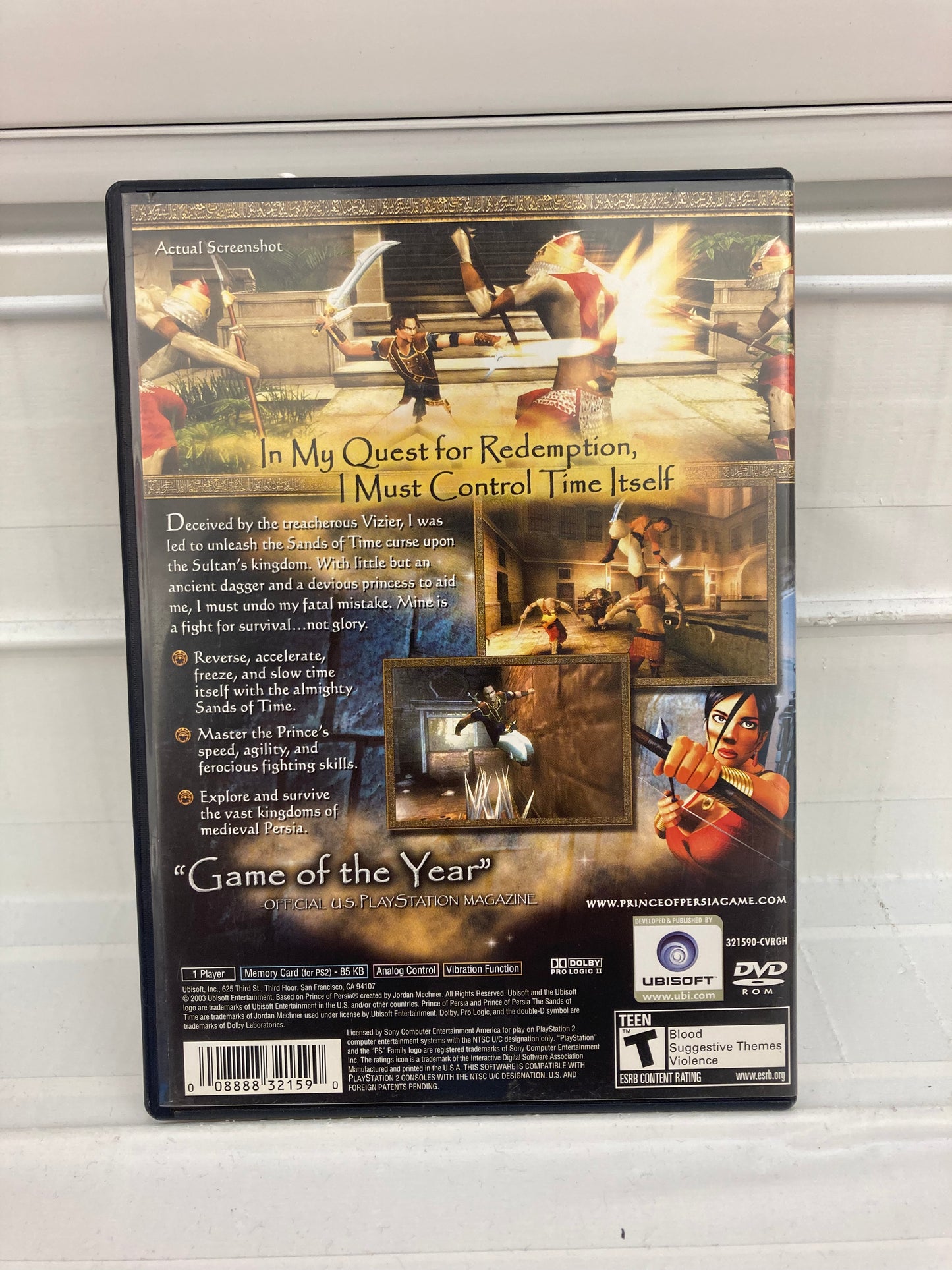 Prince of Persia Sands of Time [Greatest Hits] - Playstation 2