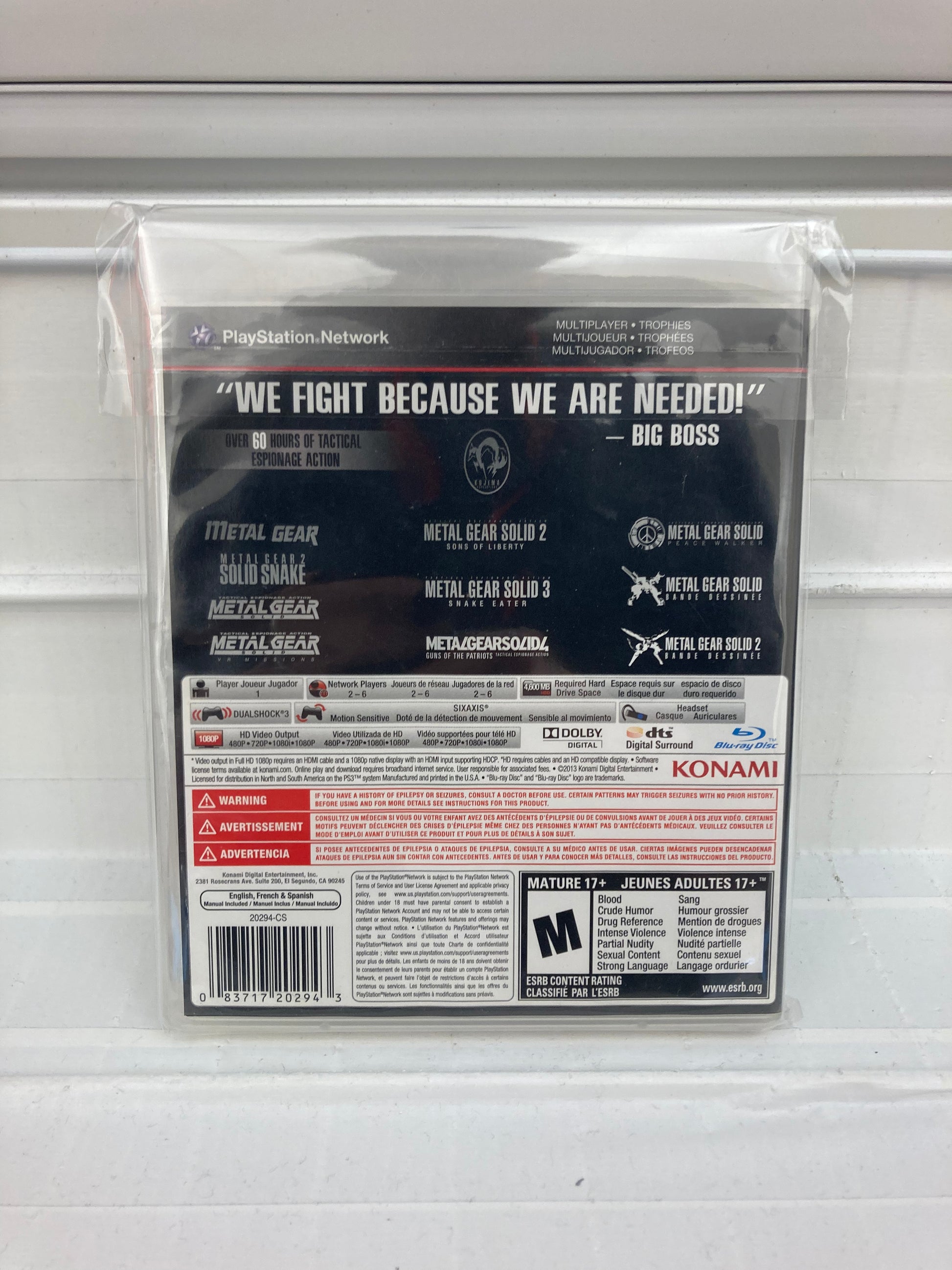 metal gear solid the legacy collection Metal Gear Solid: The Legacy Collection