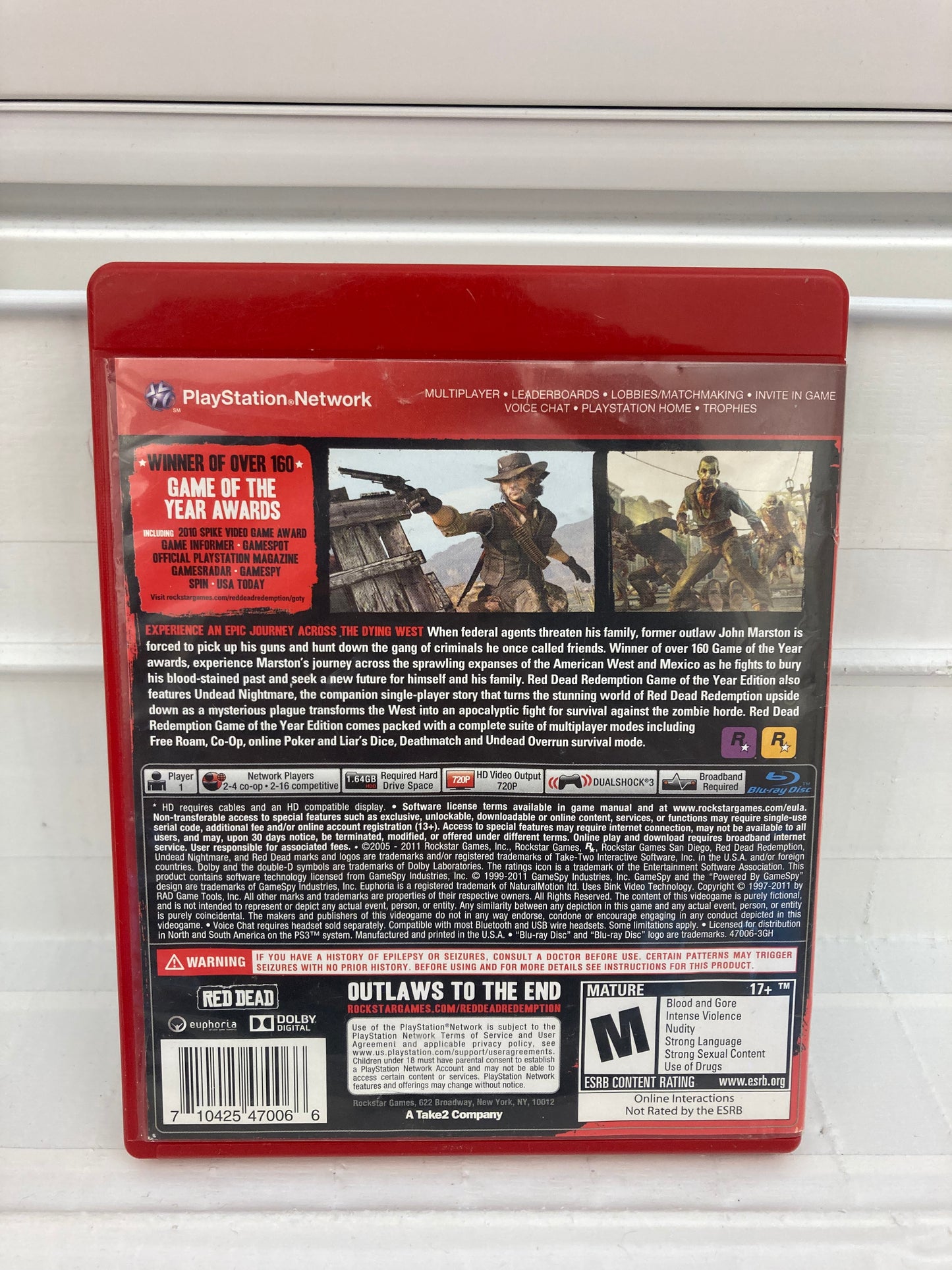 Red Dead Redemption: Game of the Year Edition [Greatest Hits] - Playstation 3