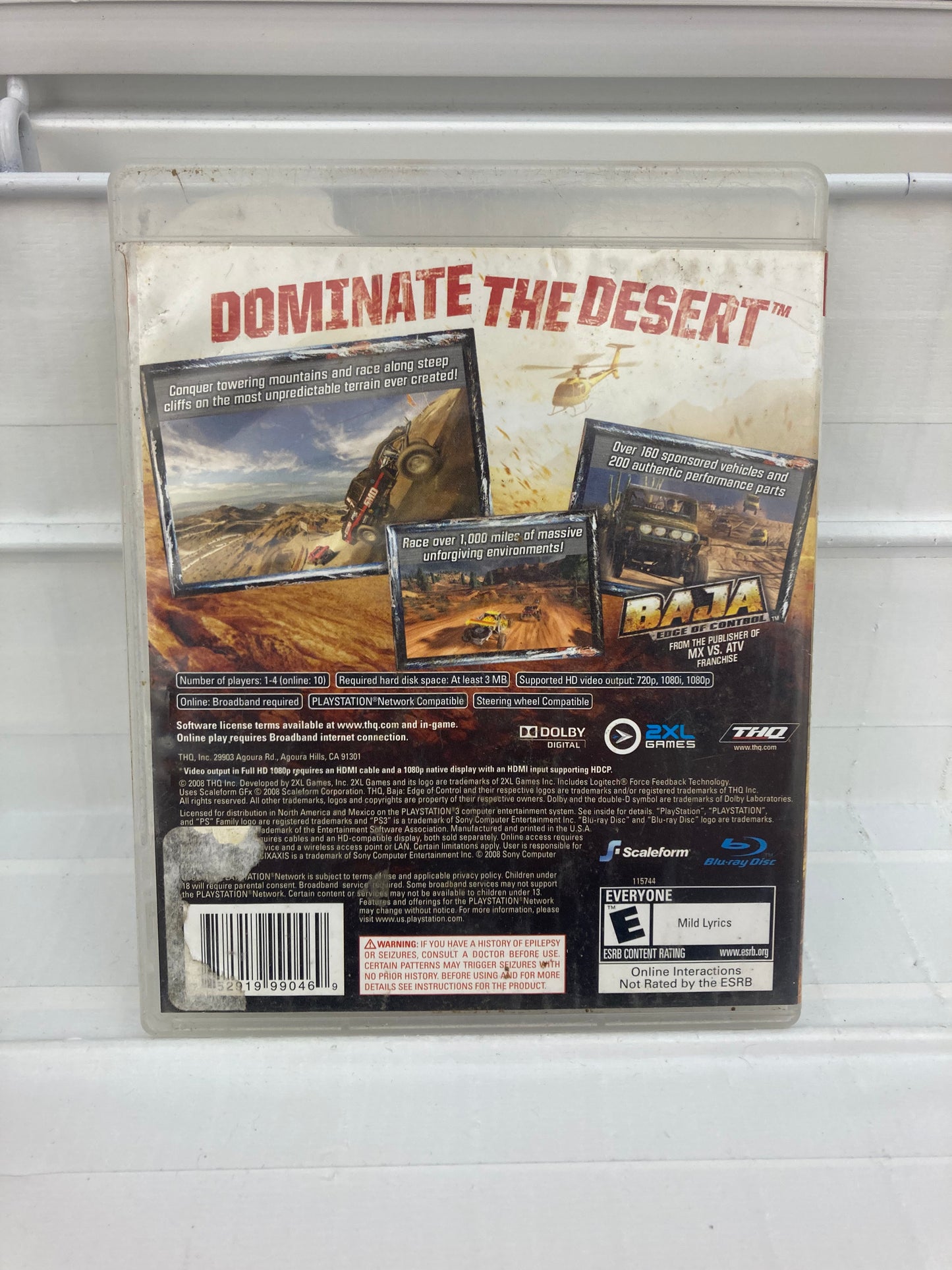 Baja Edge of Control - Playstation 3