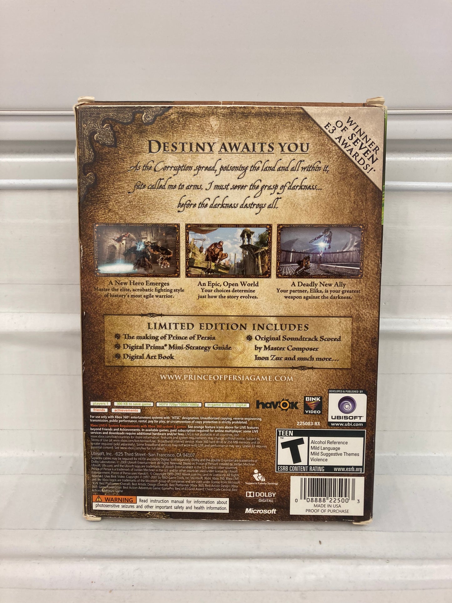 Prince of Persia Limited Edition - Xbox 360
