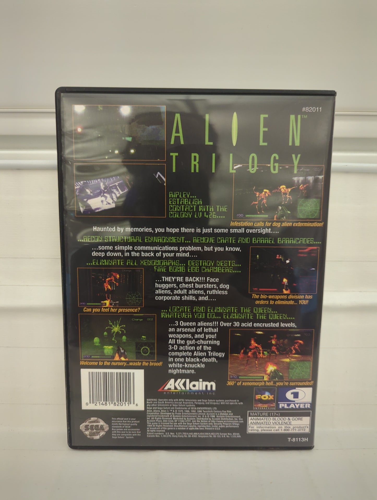 Alien Trilogy - Sega Saturn