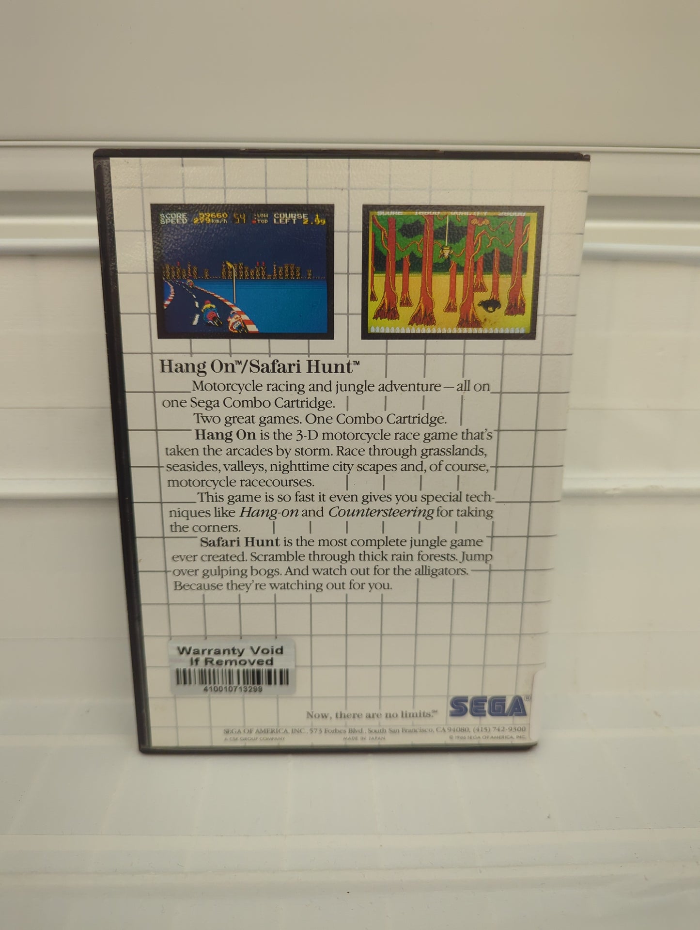 Hang-On and Safari Hunt - Sega Master System