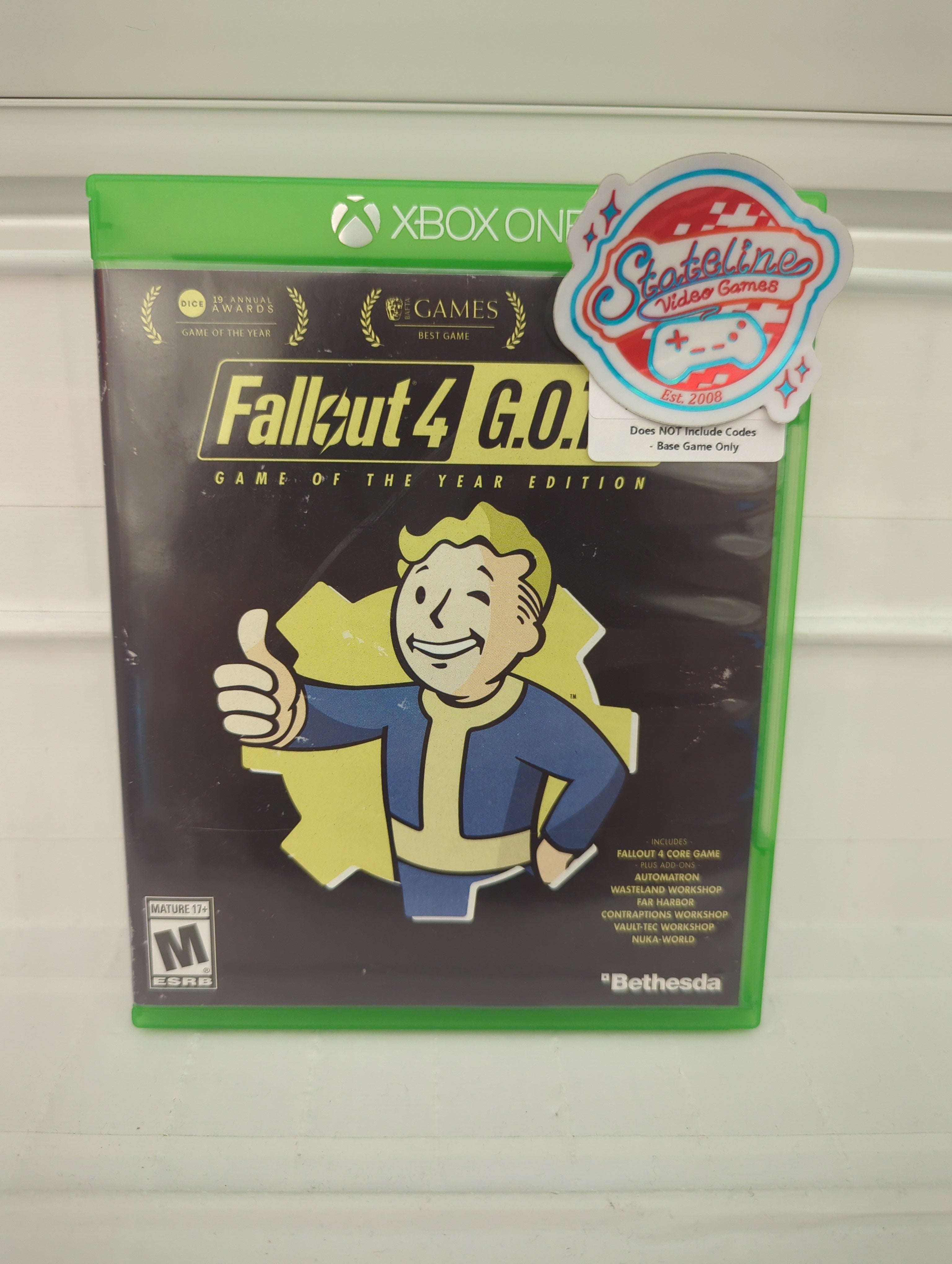 Fallout 4 [Game of the Year] - Xbox One – Stateline Video Games Inc.