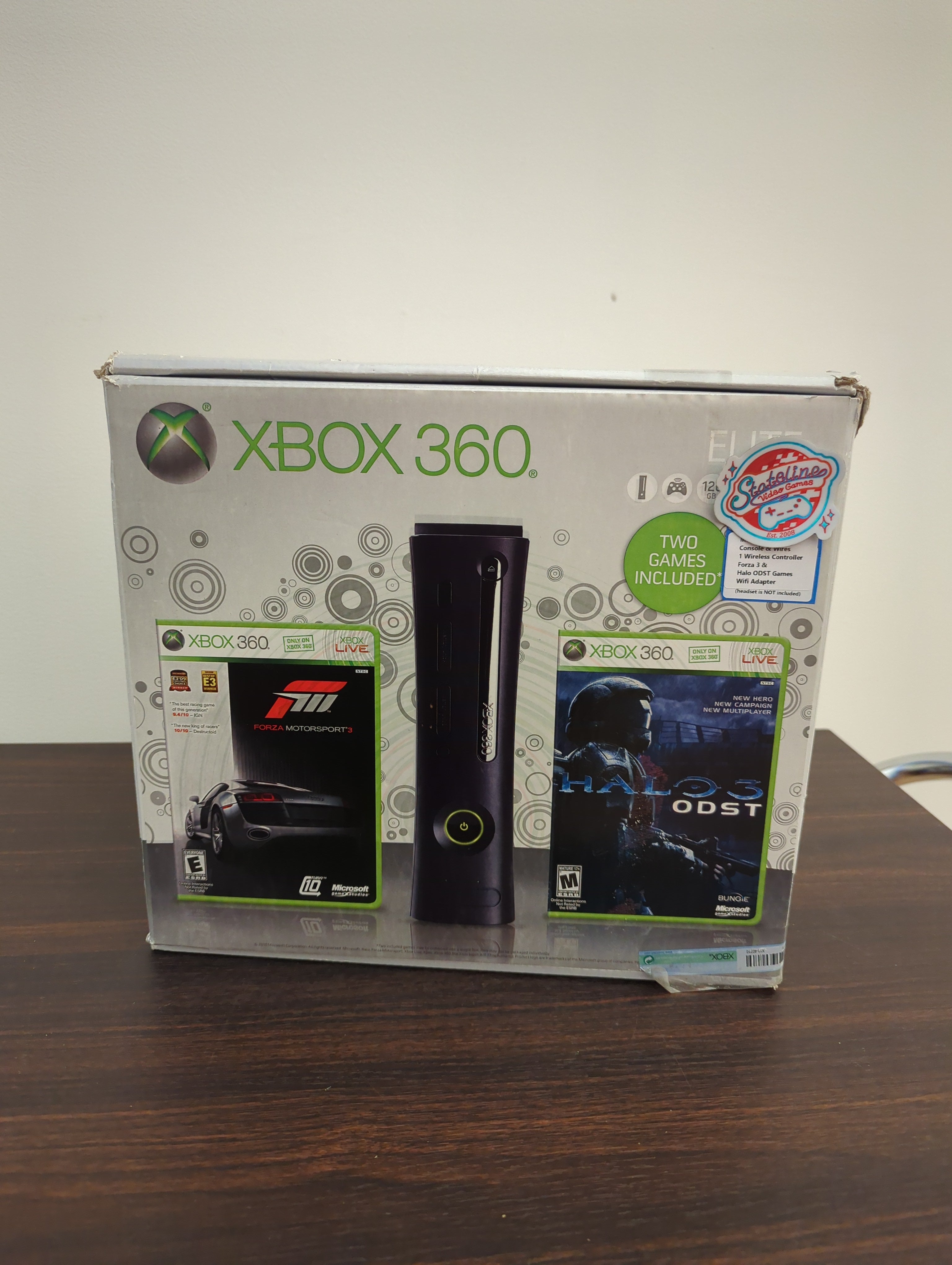 Xbox sold 360 Elite - 120 GB - Complete Set