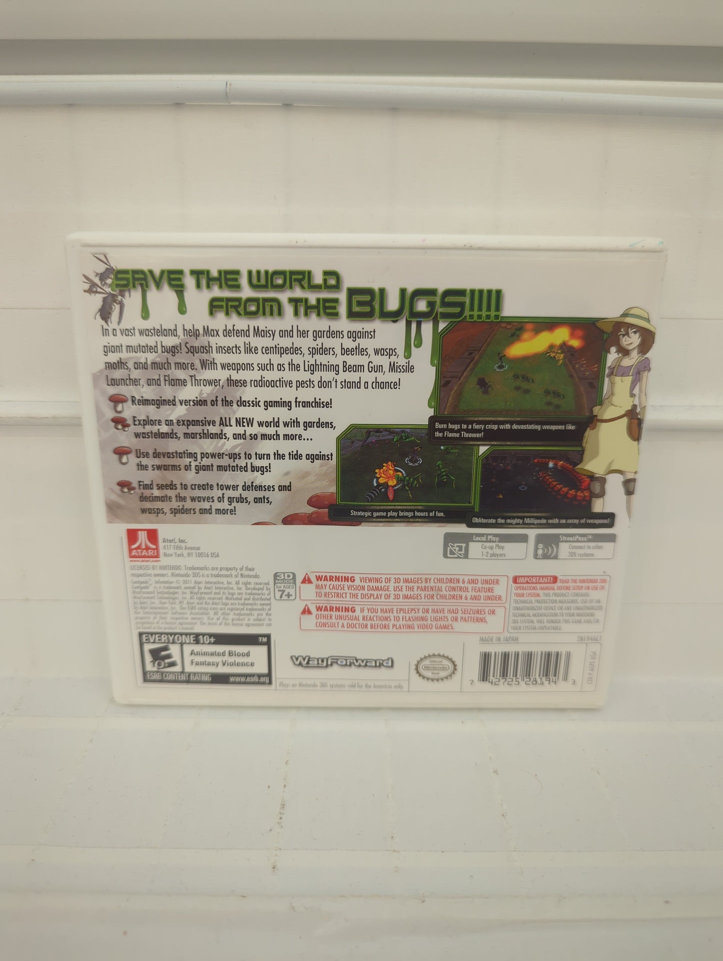 Centipede: Infestation - Nintendo 3DS