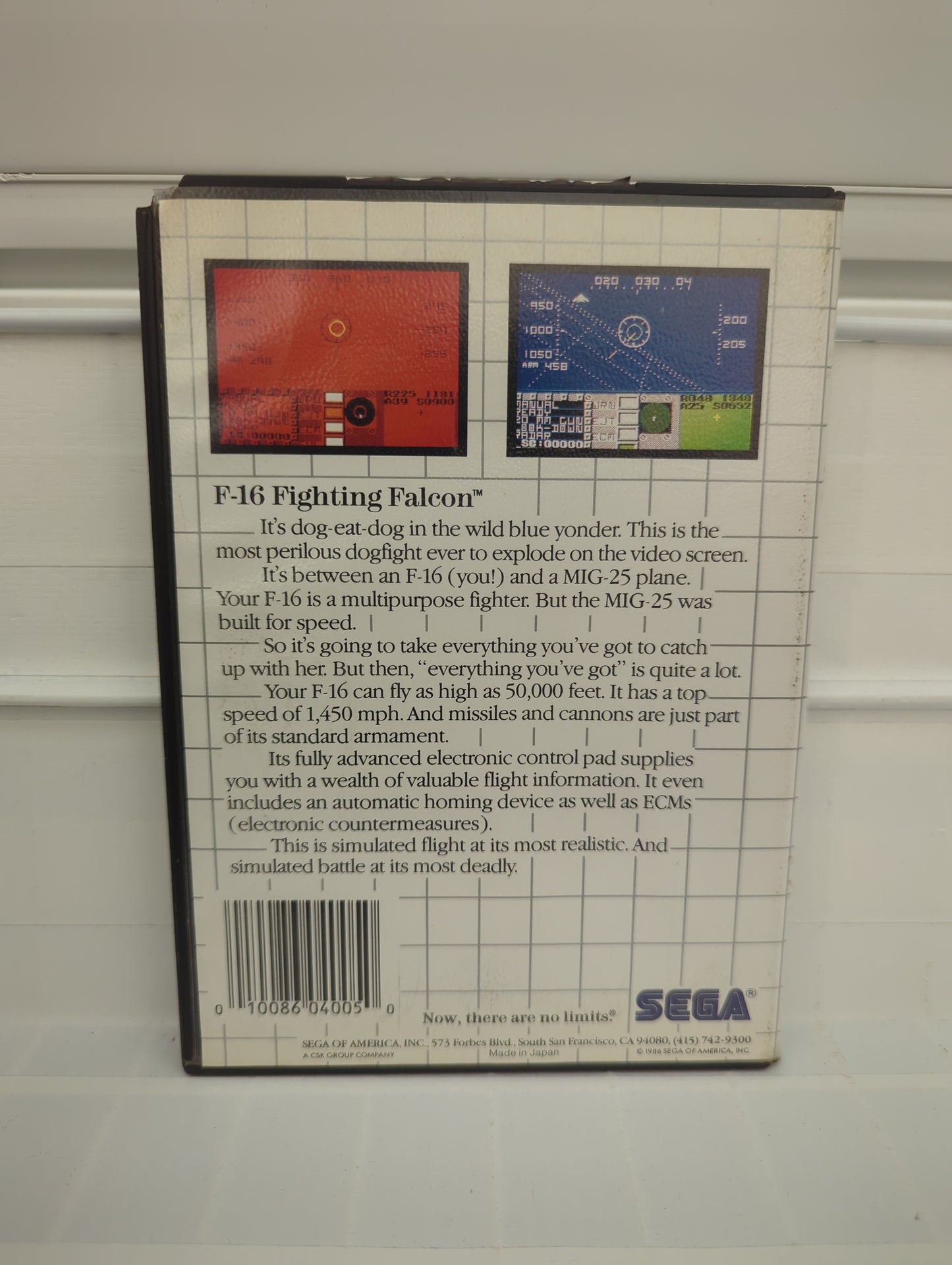 F-16 Fighting Falcon - Sega Master System