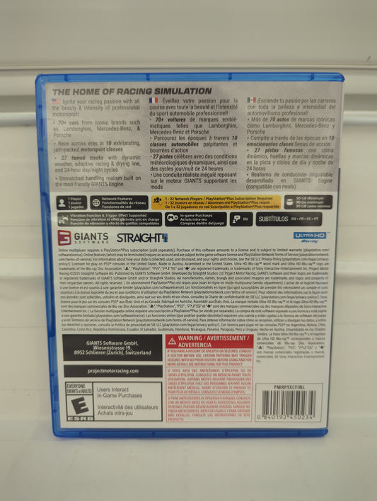 Project Motor Racing - PlayStation 5