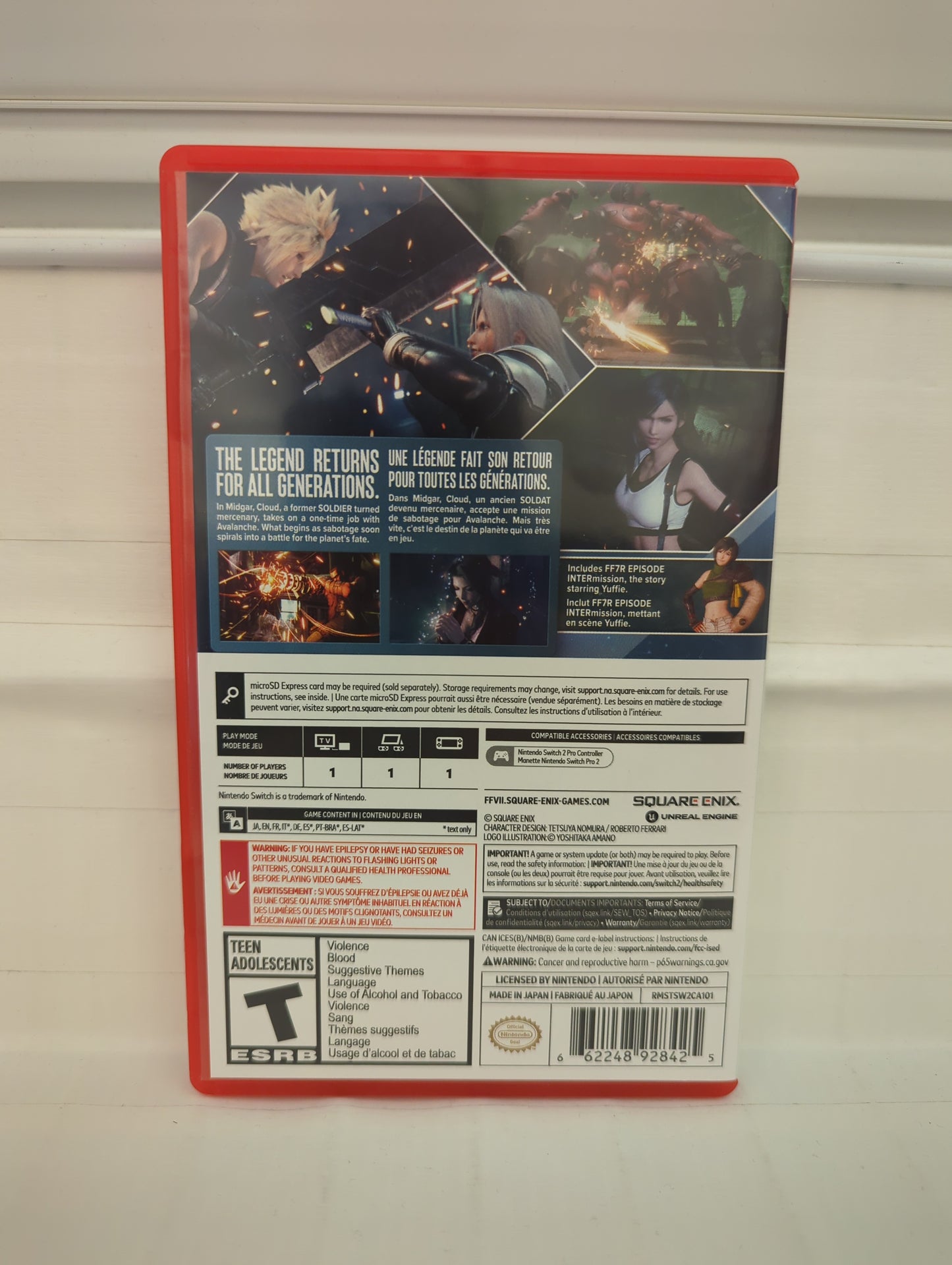 Final Fantasy VII Remake Intergrade - Nintendo Switch 2